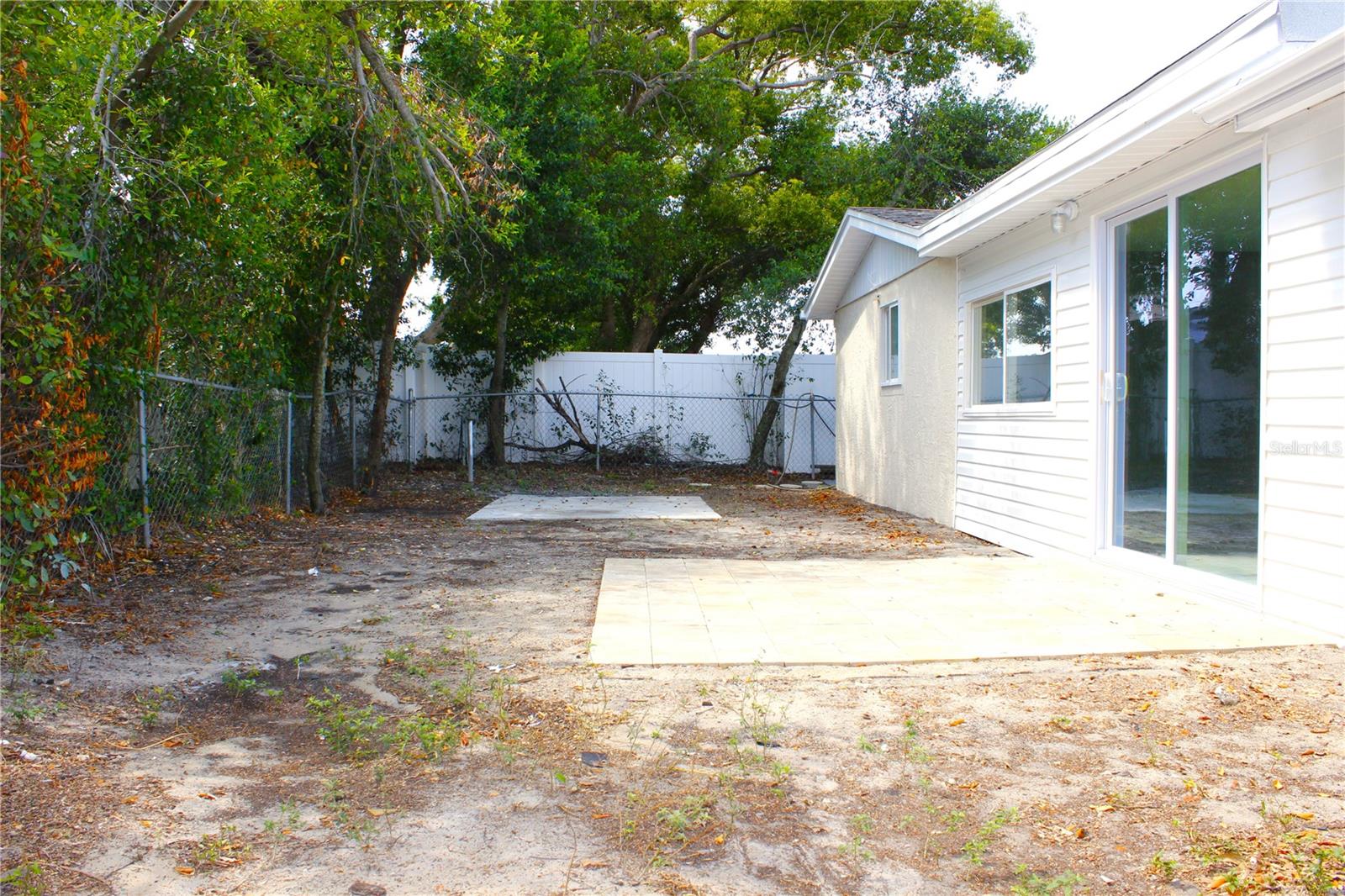 FENCED BACKYARD