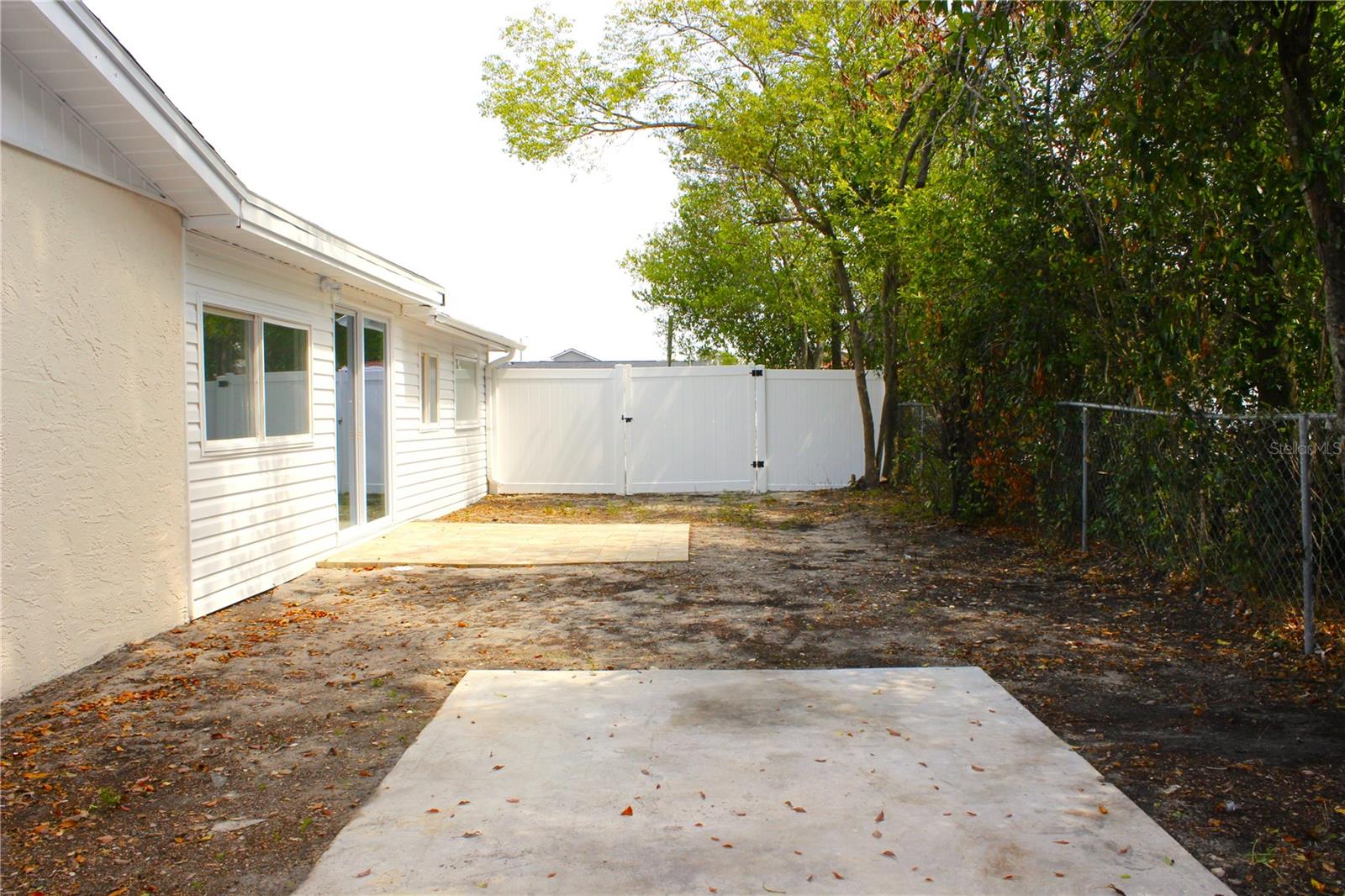 FENCED BACKYARD