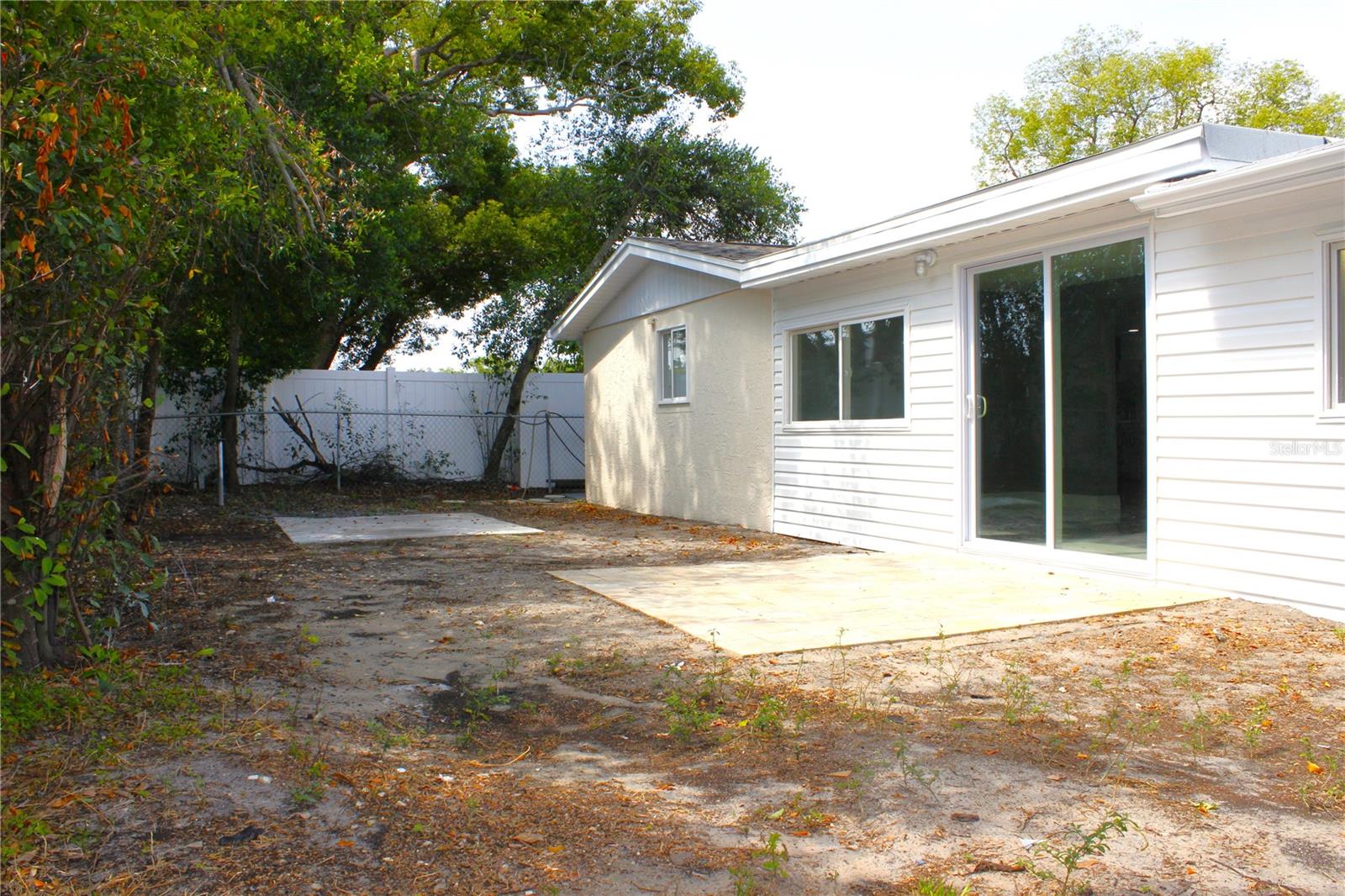FENCED BACKYARD