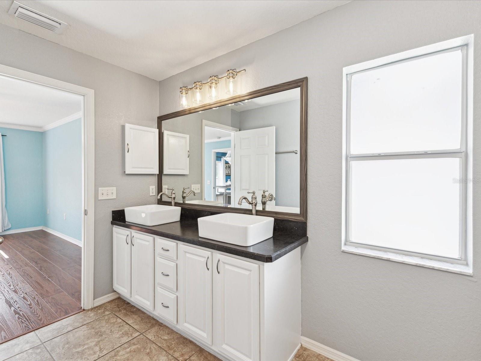 Updated primary bathroom