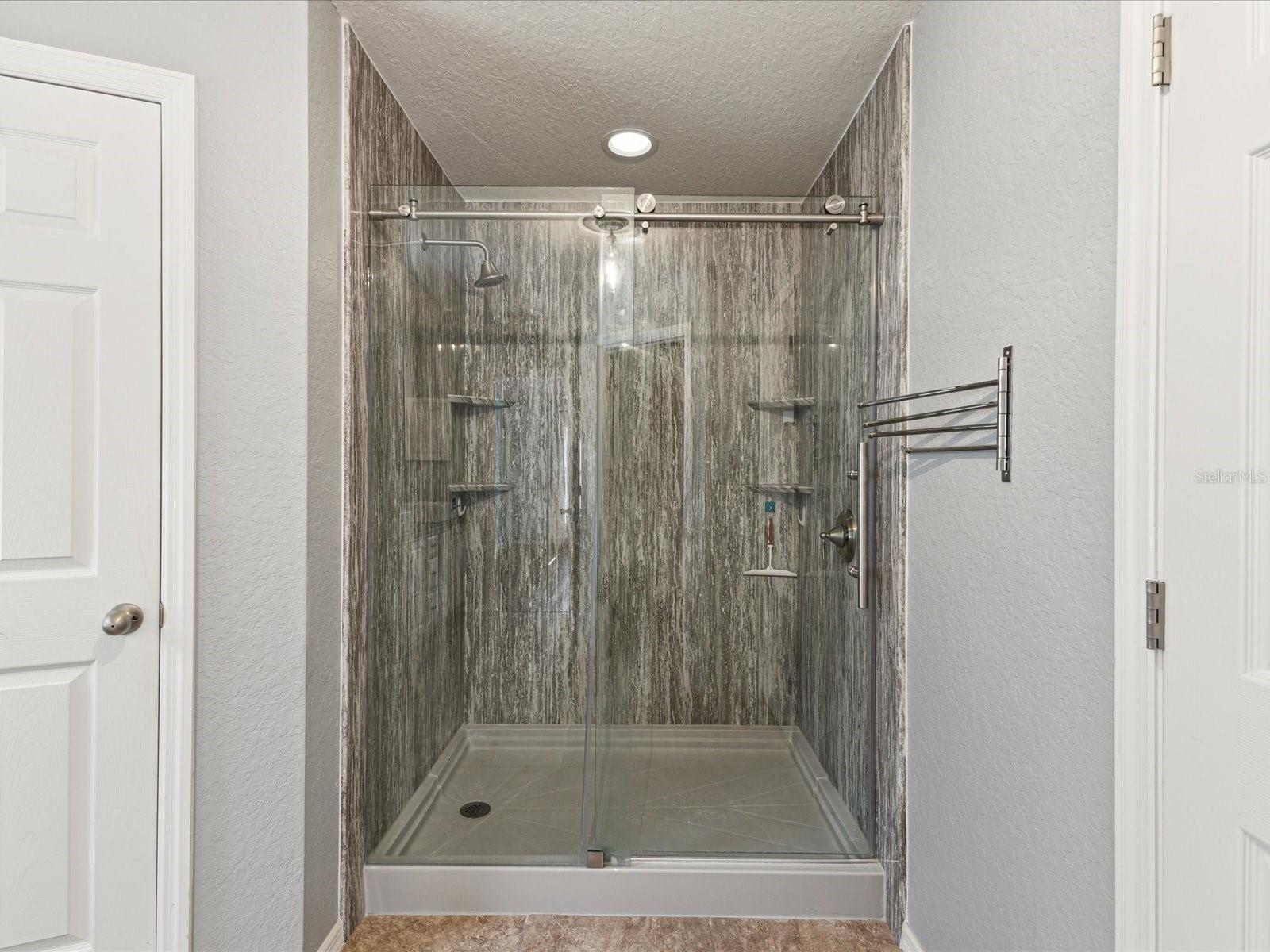 Beautiful walk in shower