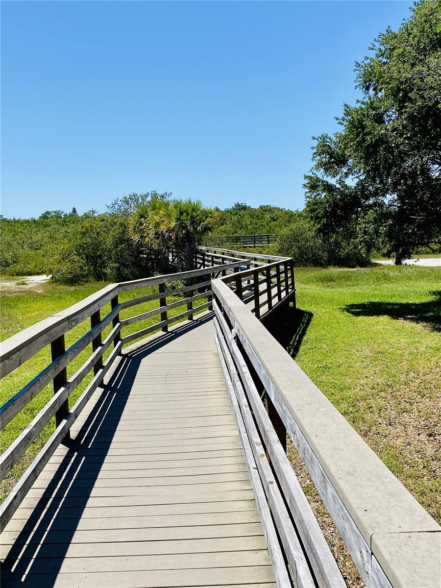 Walkway to community dock