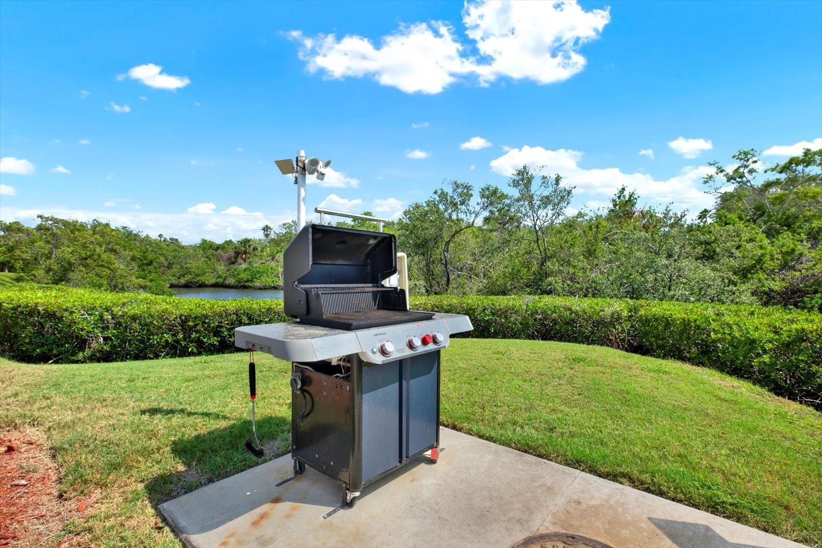 Community grill area