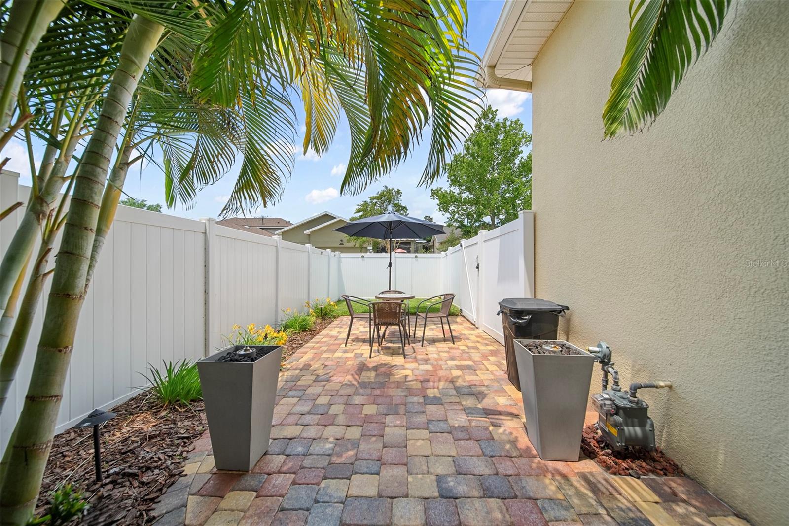 Fenced in yard