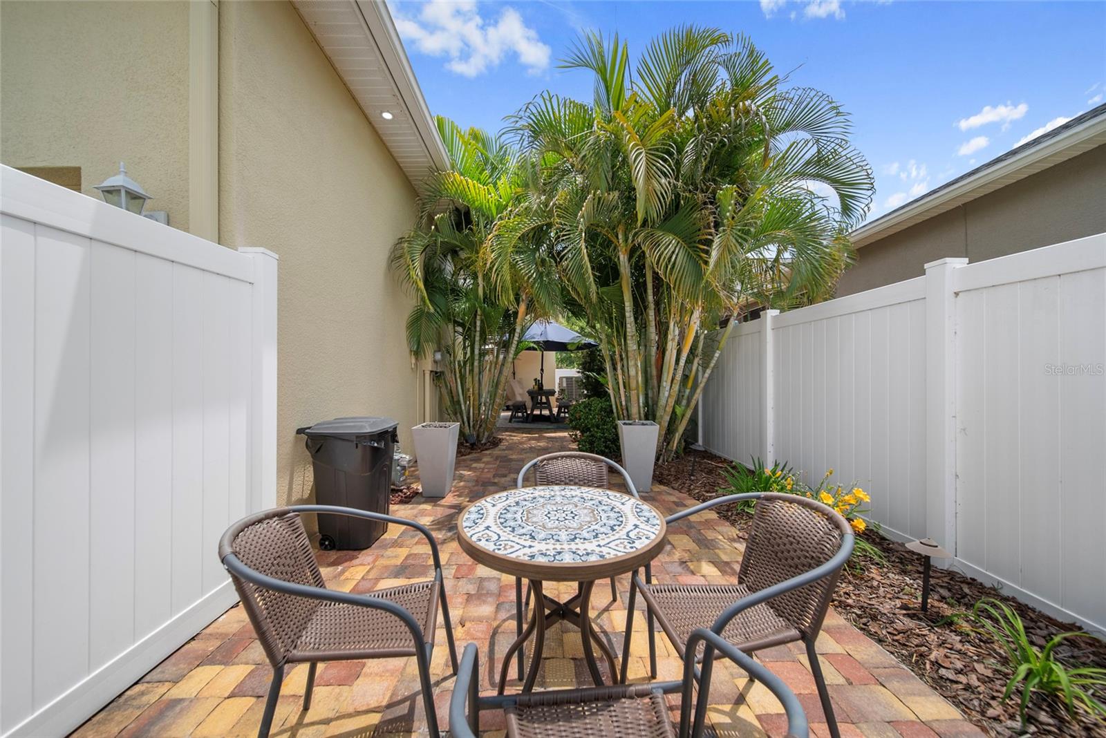 Fenced in yard