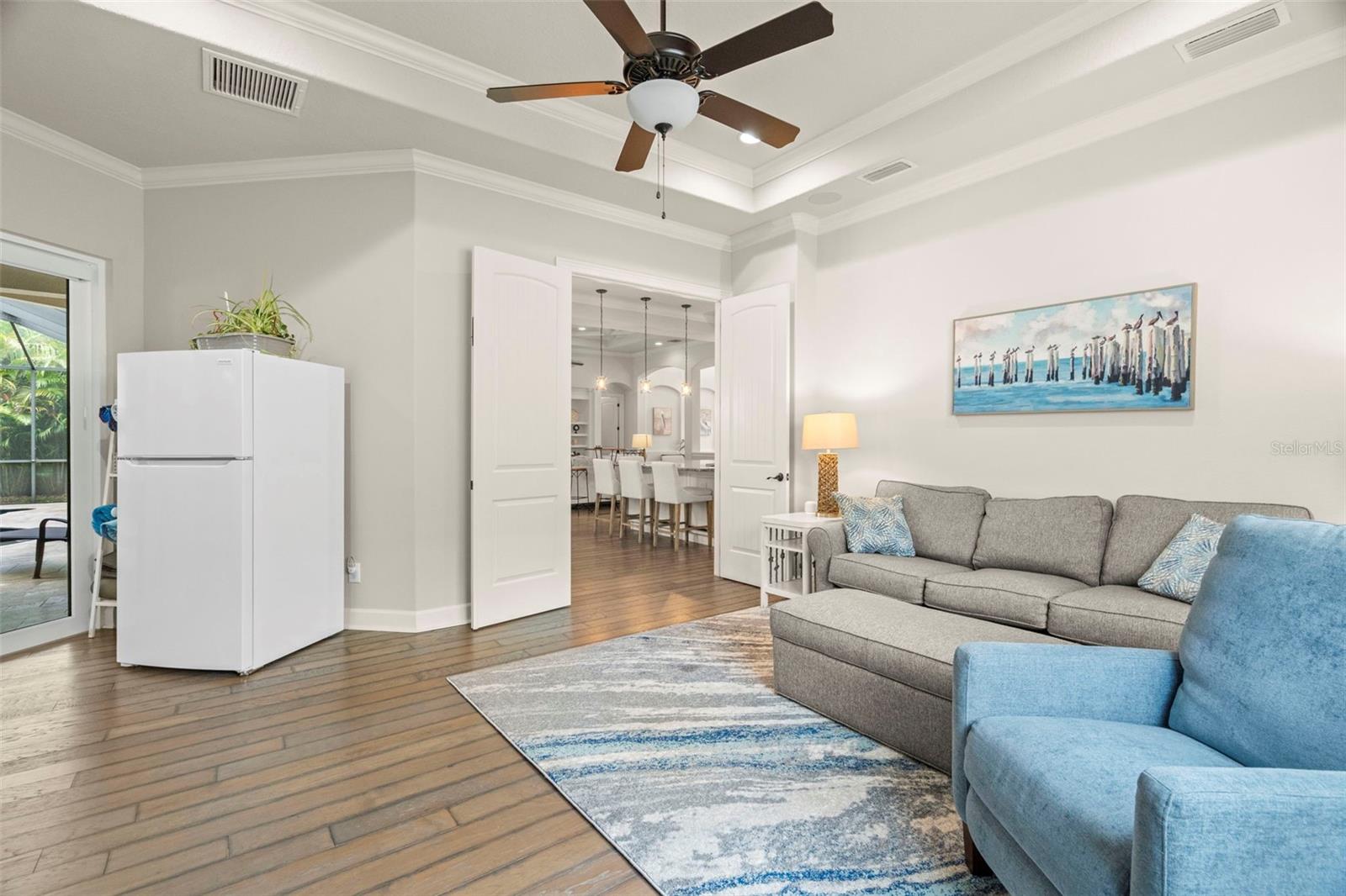 Bonus Room leads out to the Pool Haven!