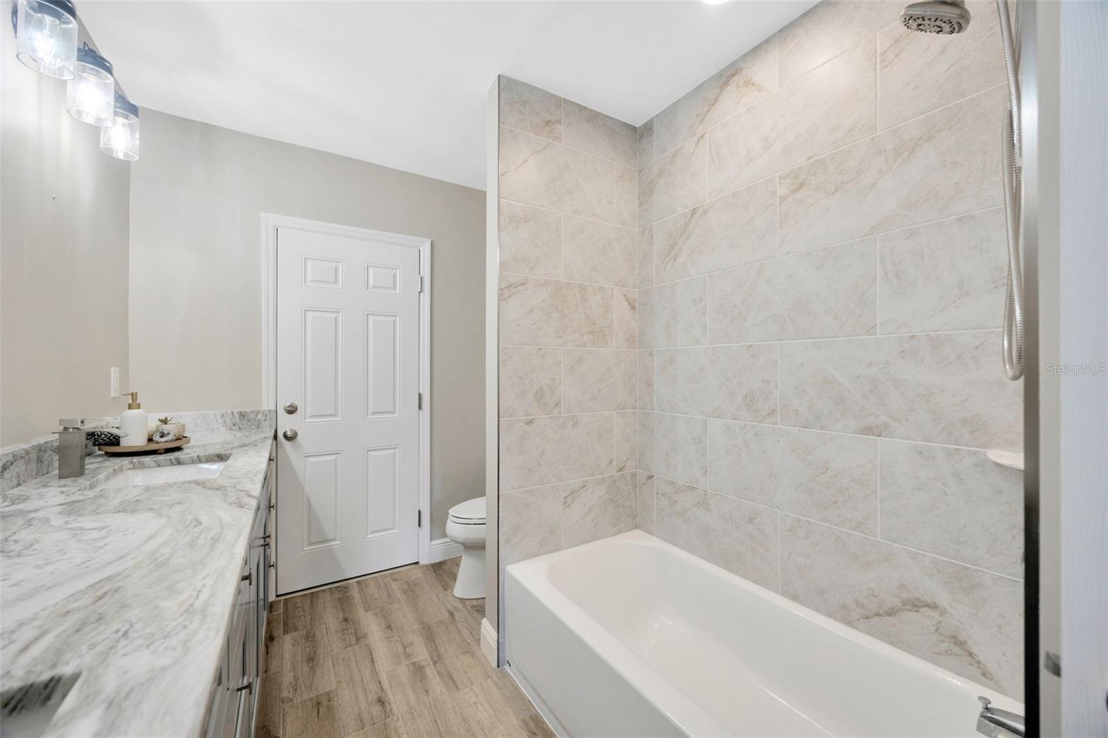 Primary Shower-fully tiled