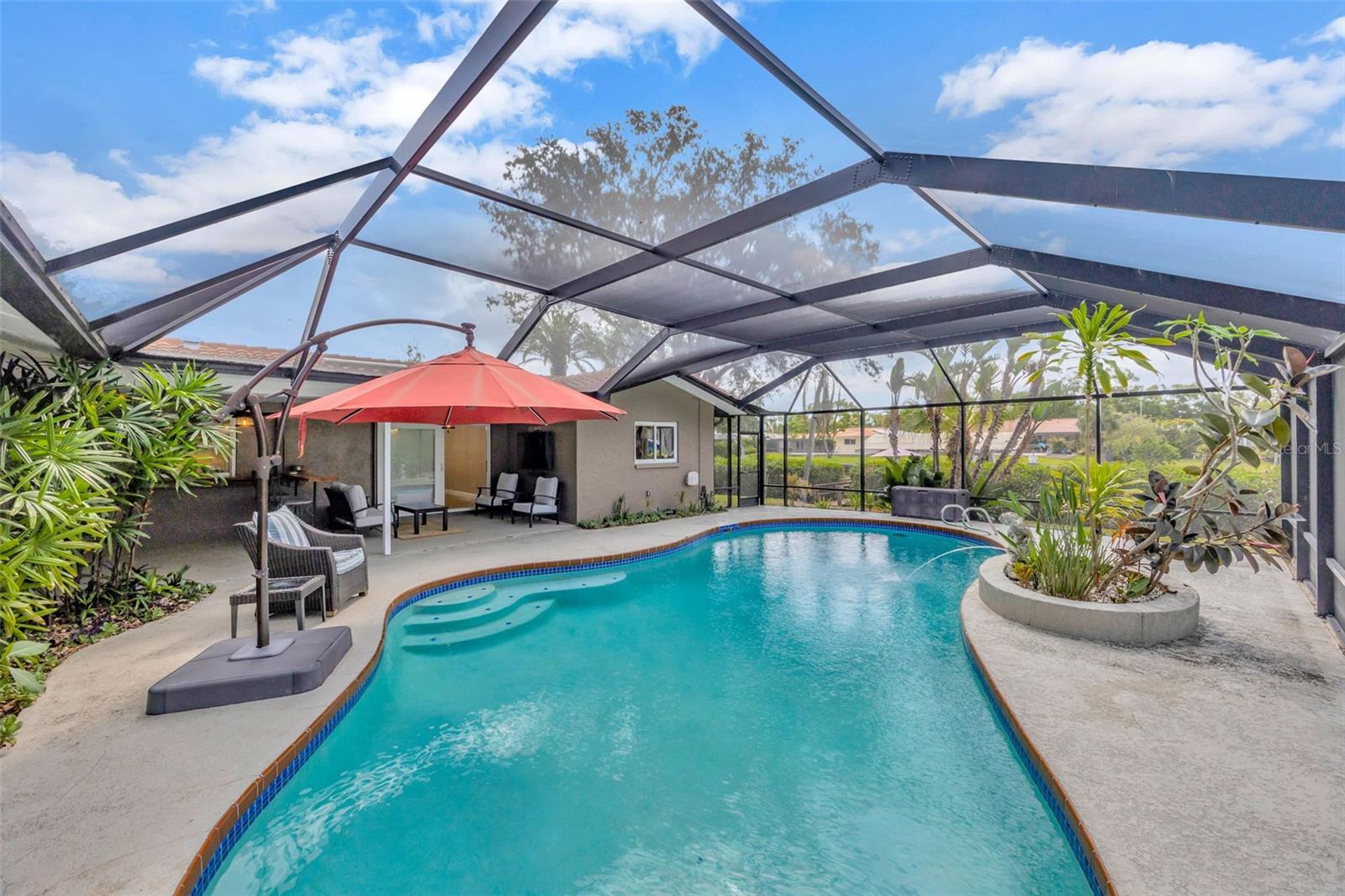 Covered patio