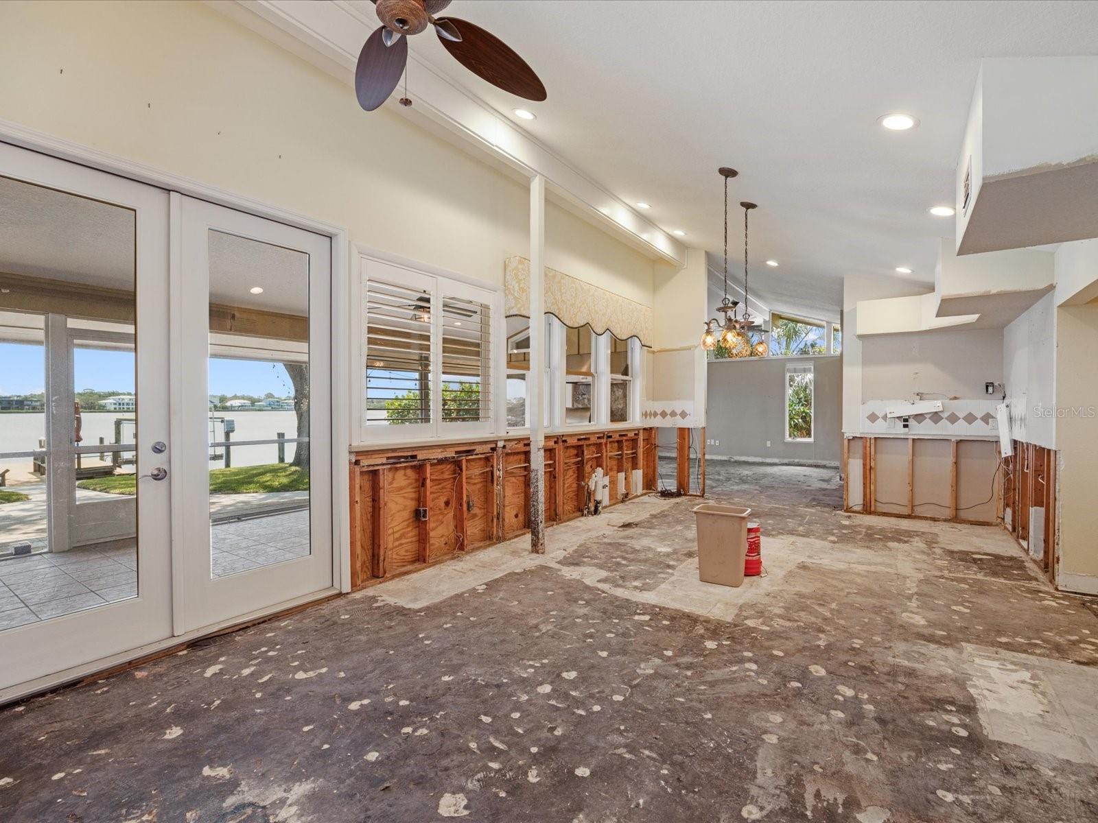 Kitchen from dining room