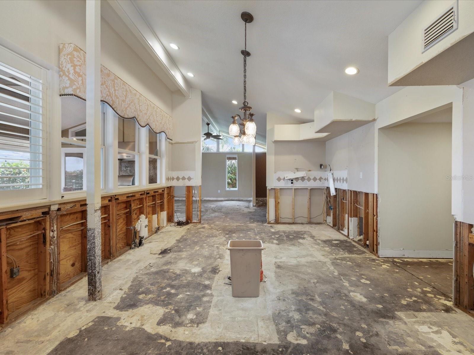 Kitchen from dining room
