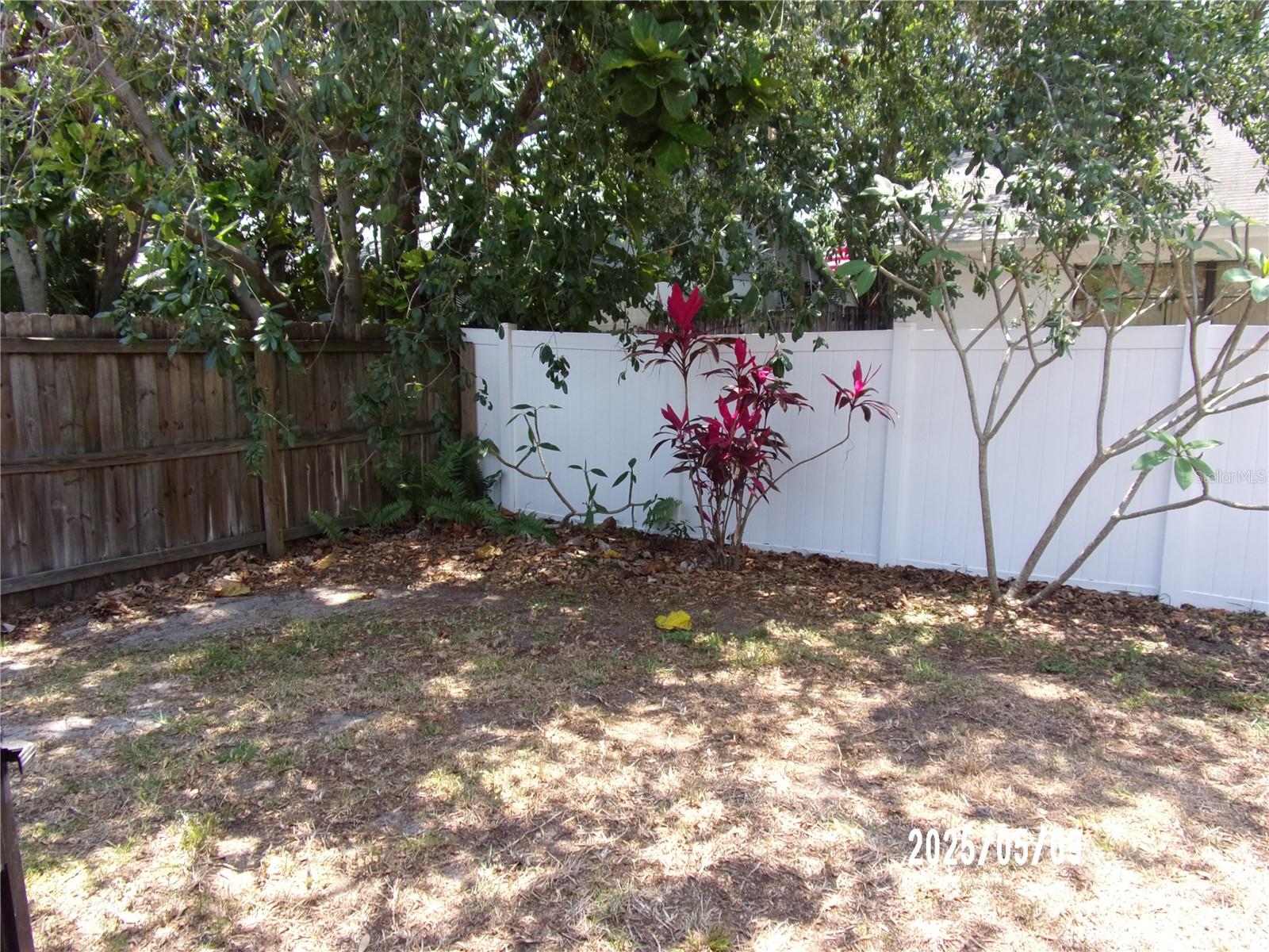 Private Fenced Yard