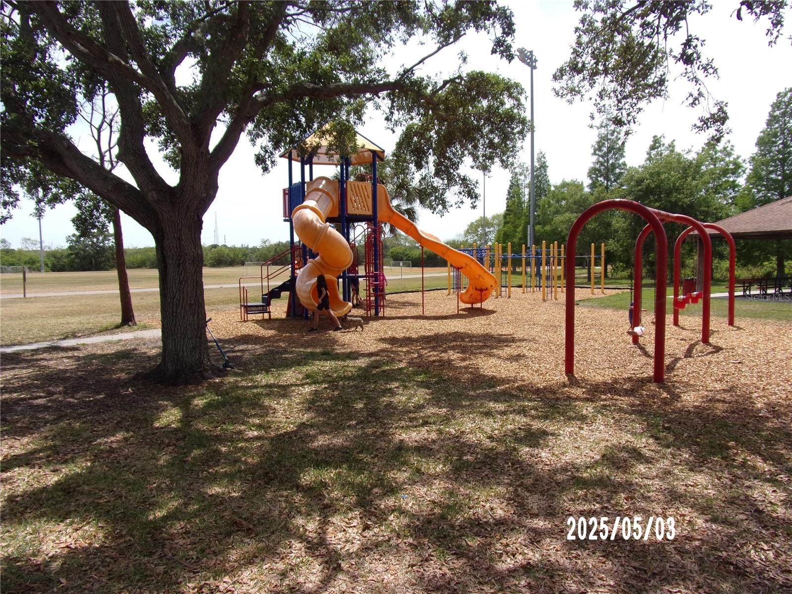 Playground and Restrooms