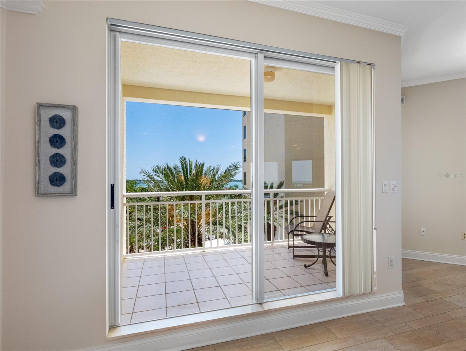 2nd Balcony off the Kitchen facing the intercoastal
