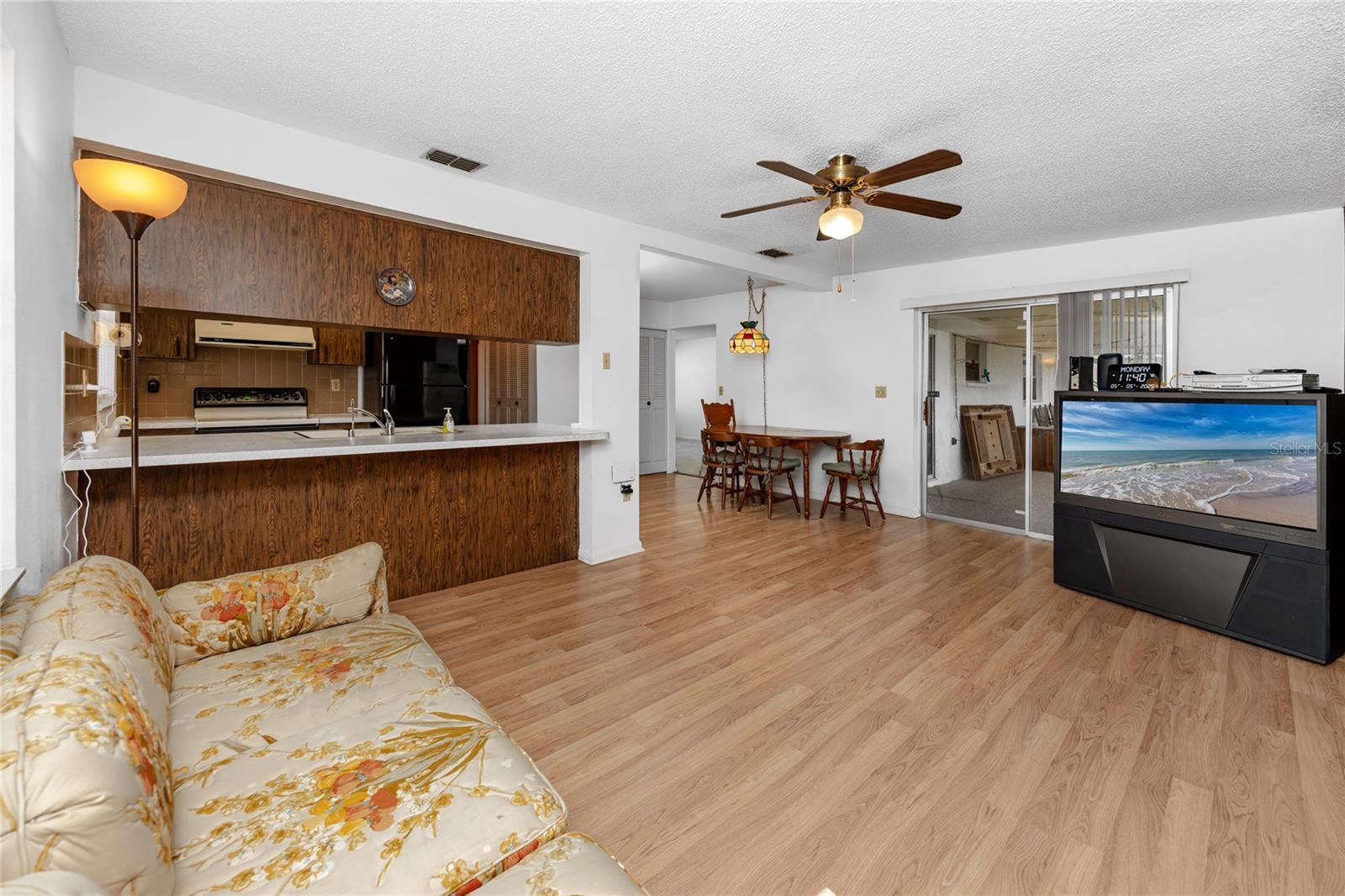 Family Room and Kitchen