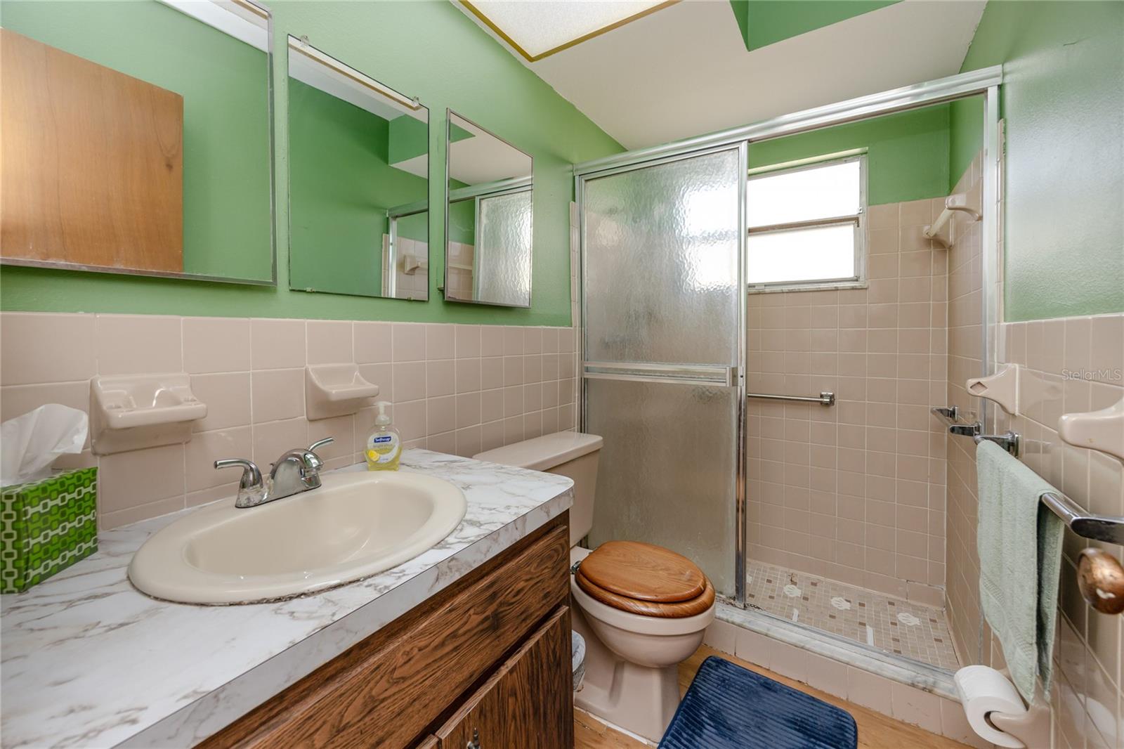 Bath off Kitchen with shower