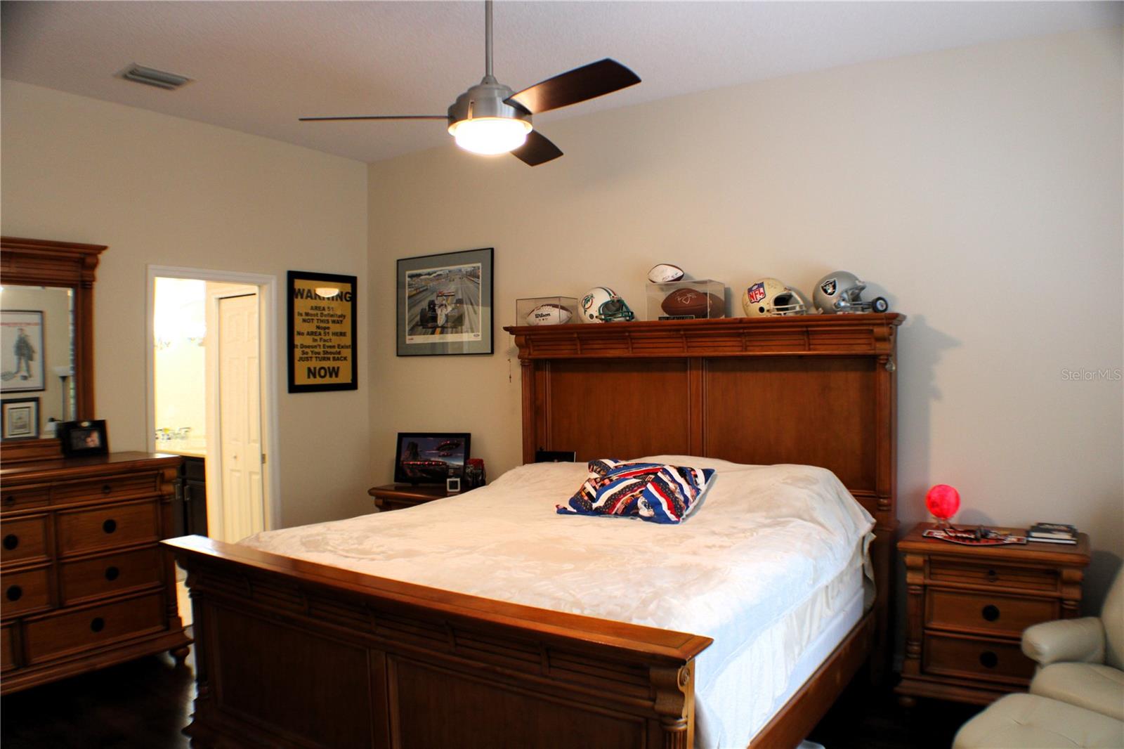 Oversized master suite