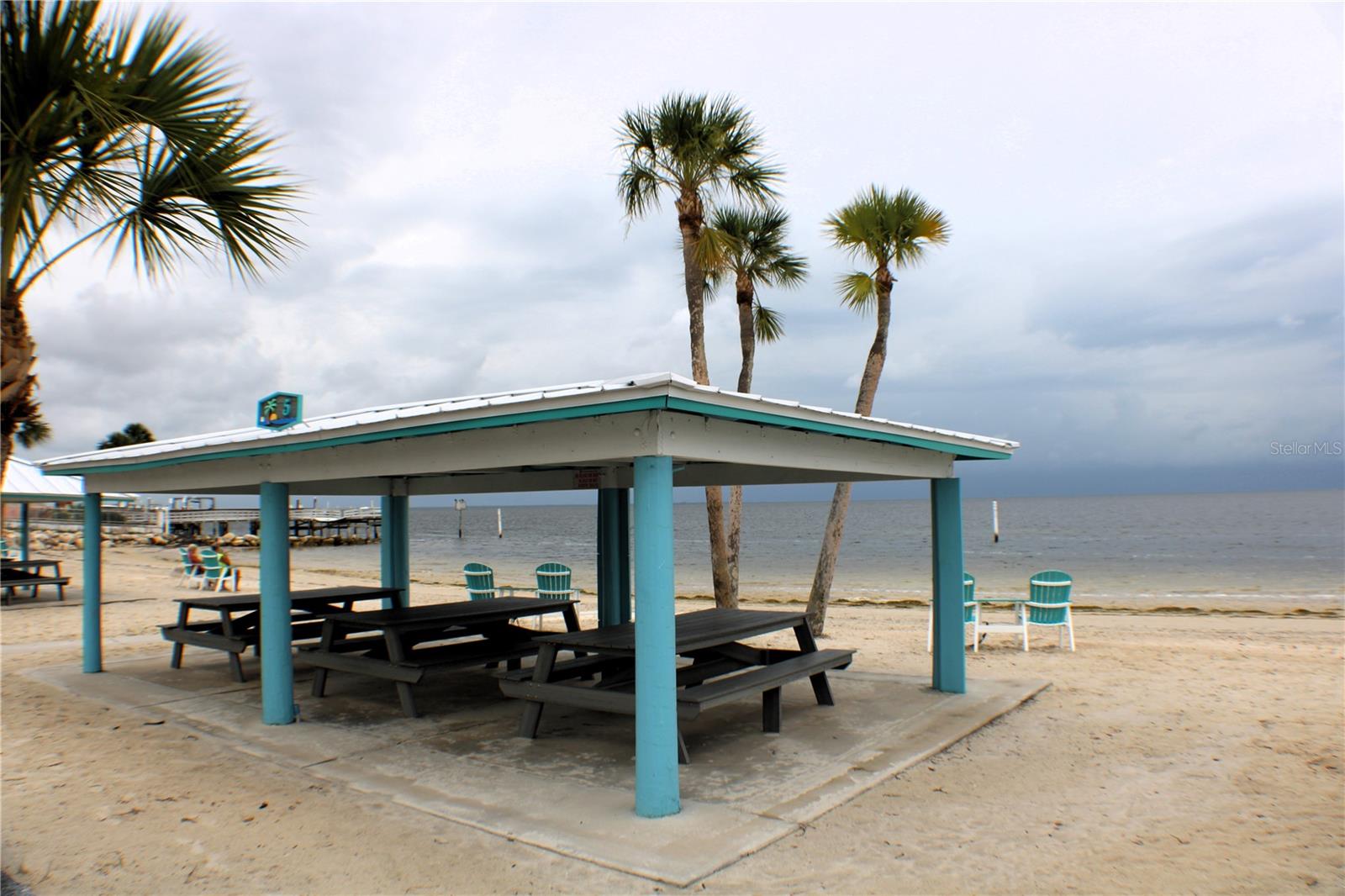 Pavilions and Picnic tables