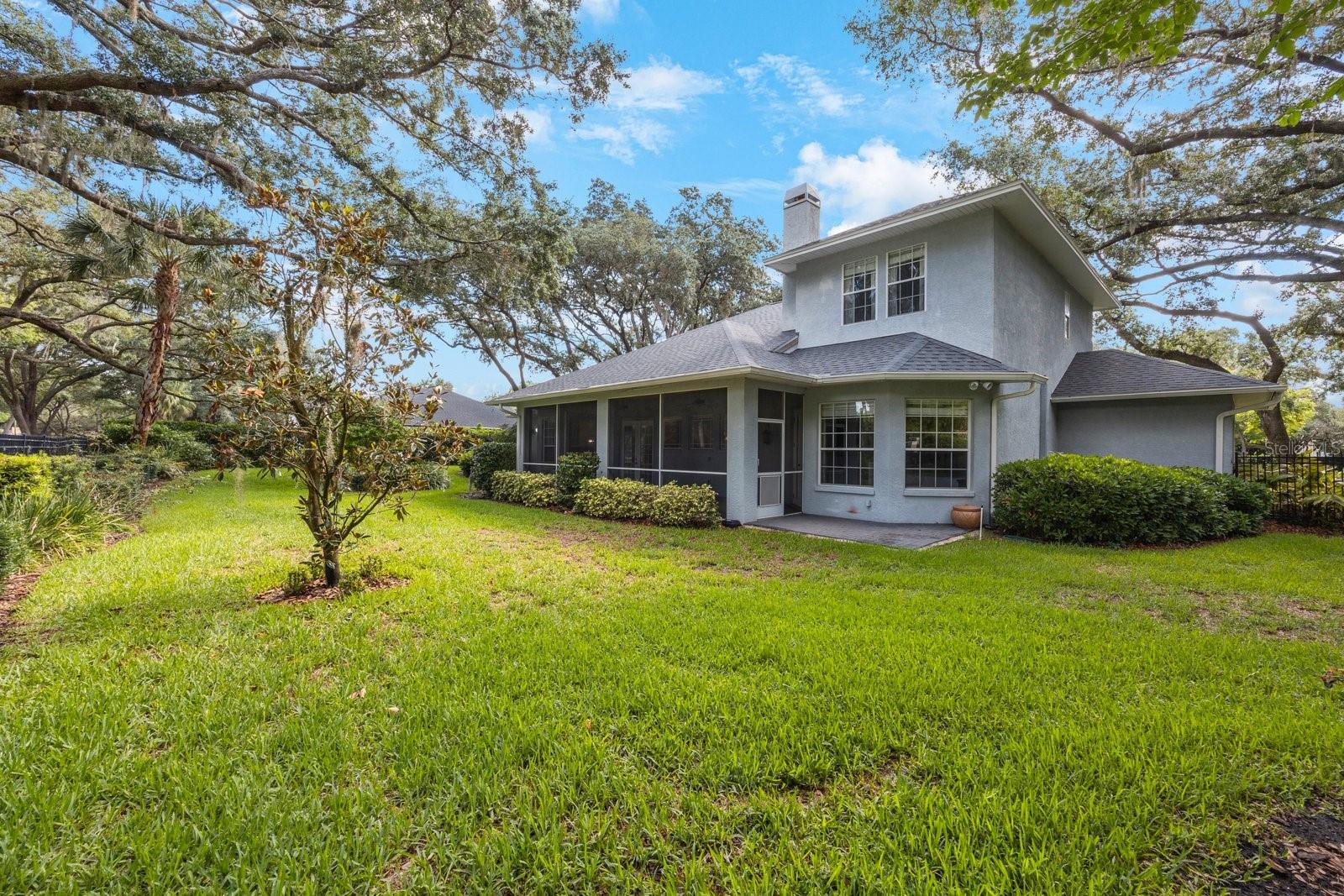 Large yard
