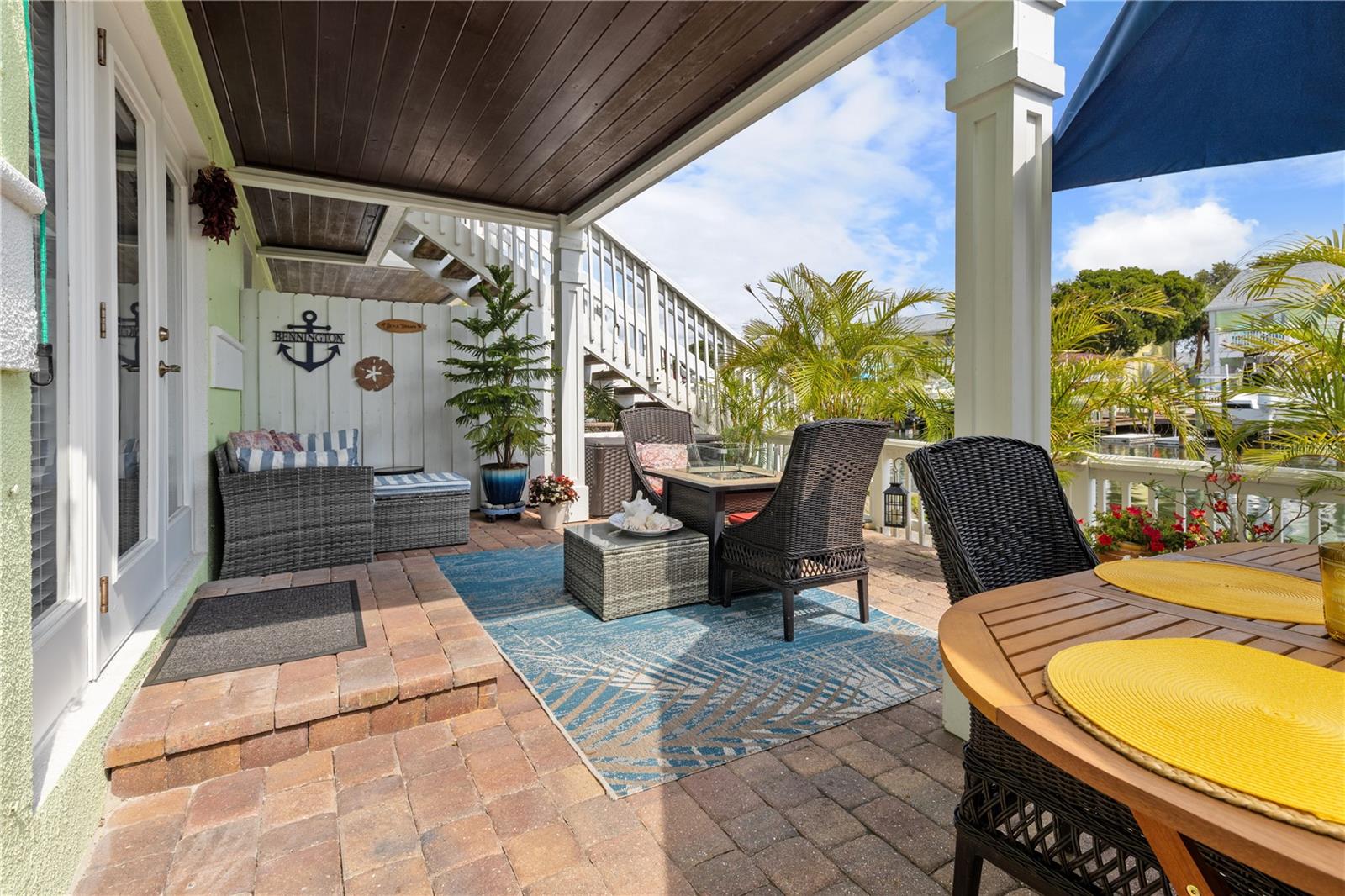 Plenty of seating on your patio for entertaining
