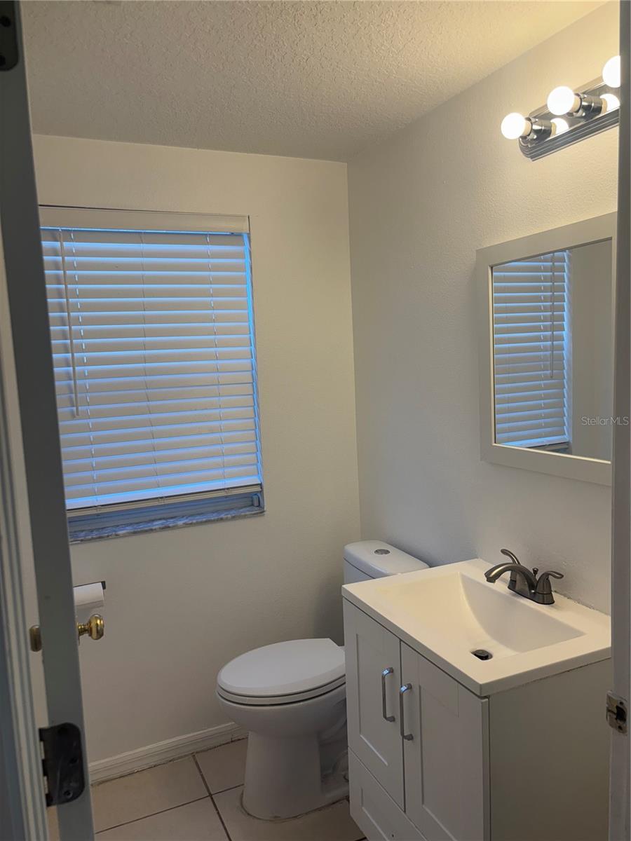 First floor guest half bath