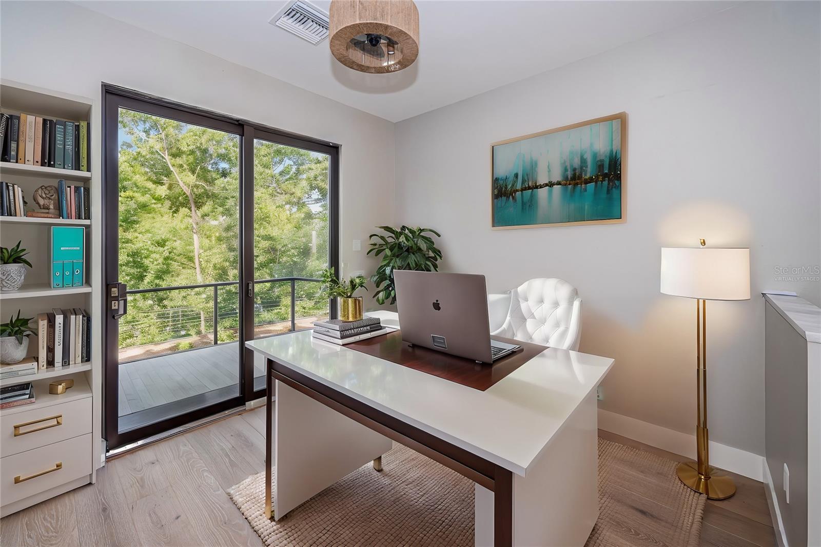 Virtually staged Upper Level Loft