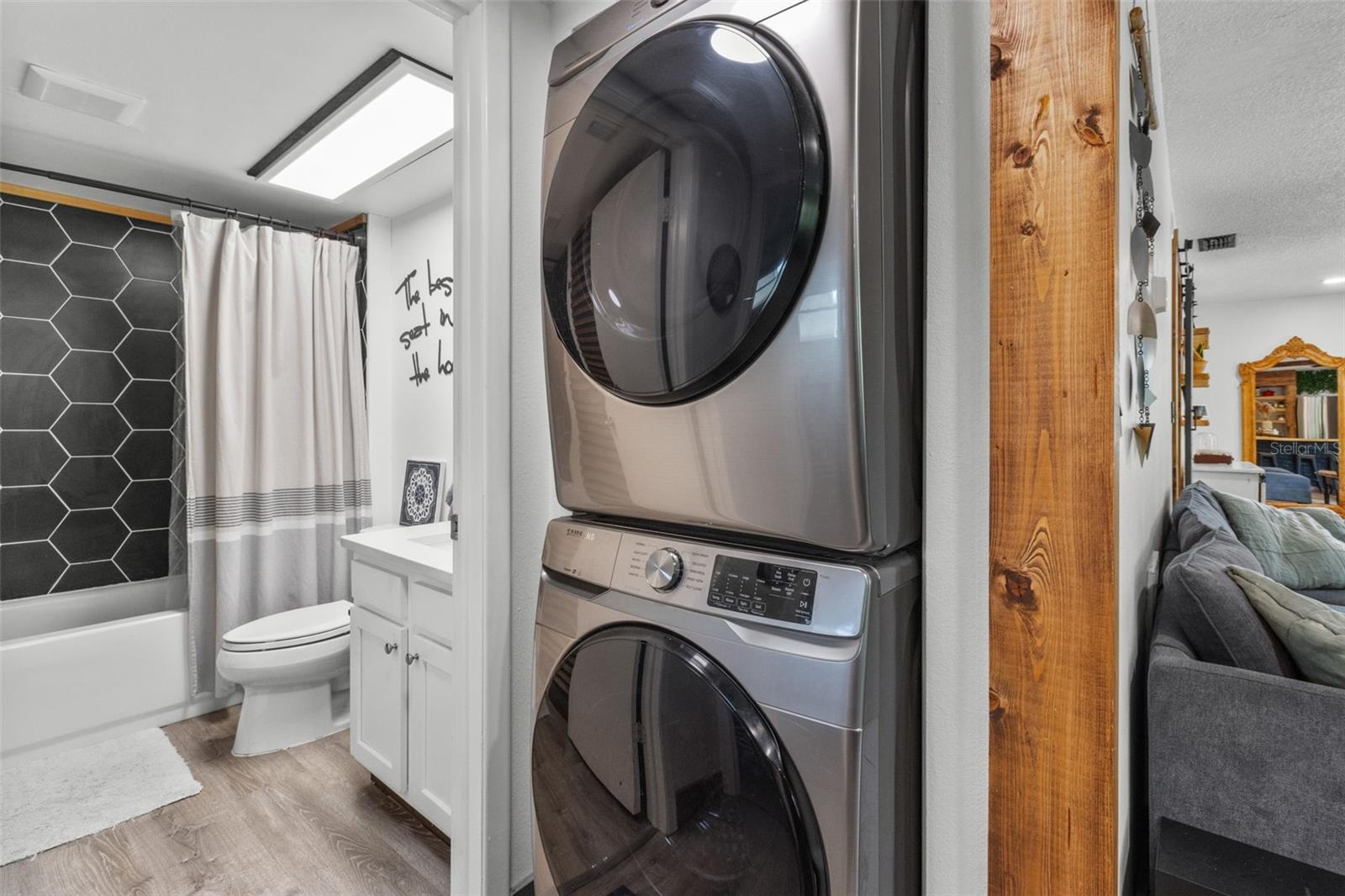 Guest Bath & Laundry Closet