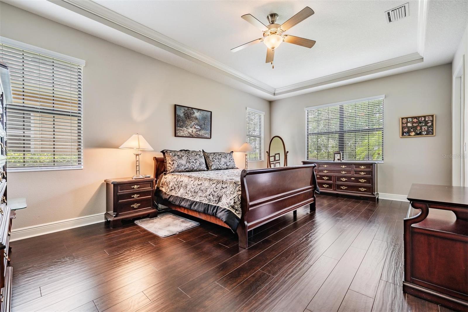 Large owners suite w/gorgeous flooring!