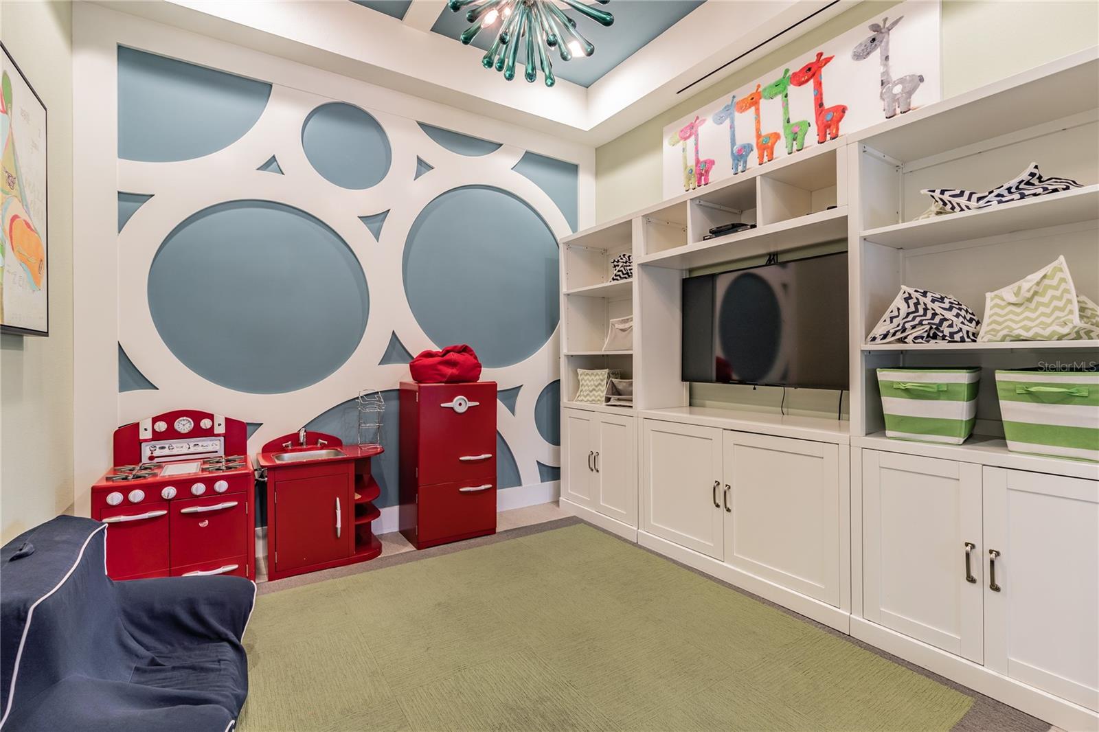 kids room off of fitness center