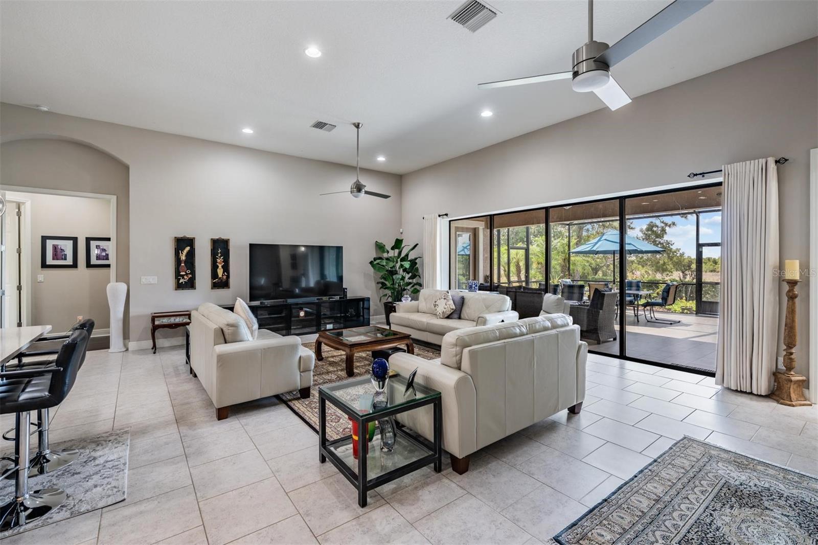 Spacious Family room