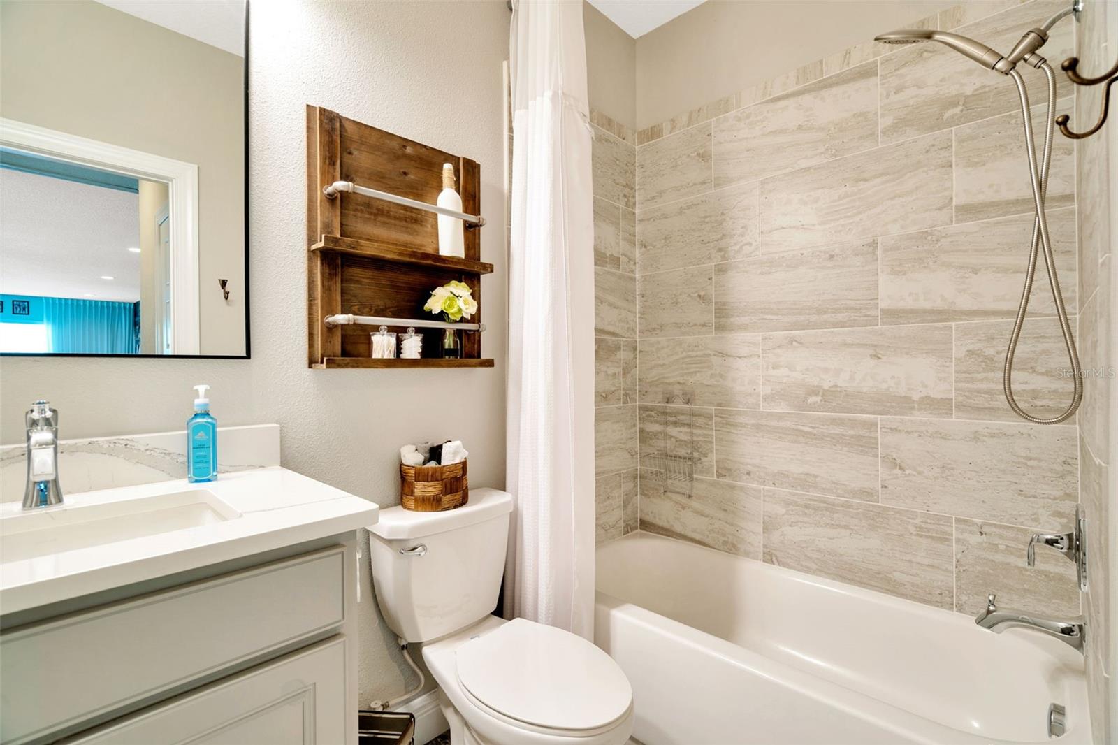 Bathroom 4 is upstairs and easily accessible from bonus room and 5th bedroom.