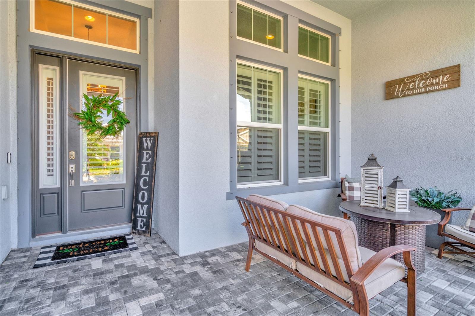 Large Covered Front Porch