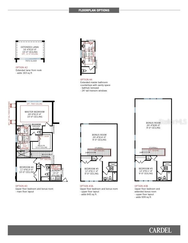 Sample builder floor plan.This home has option "3B"