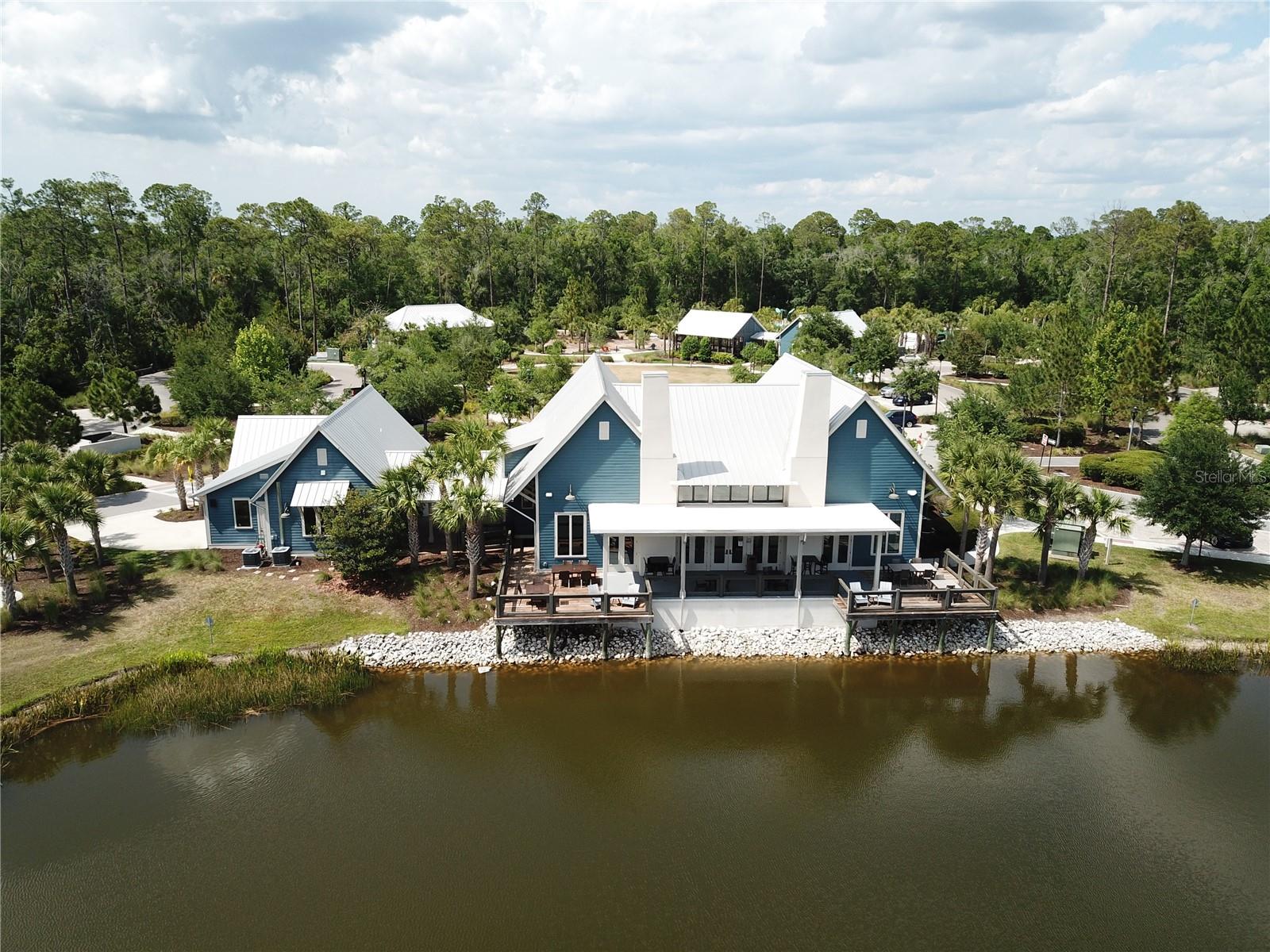 Rear View of Club House