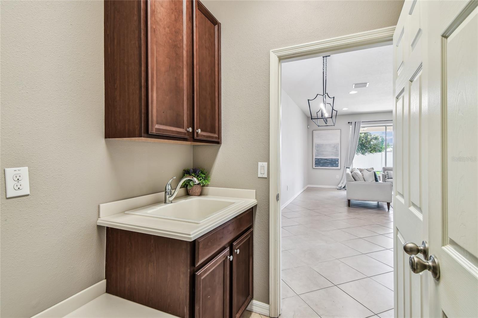 entrance from garage leading to living space