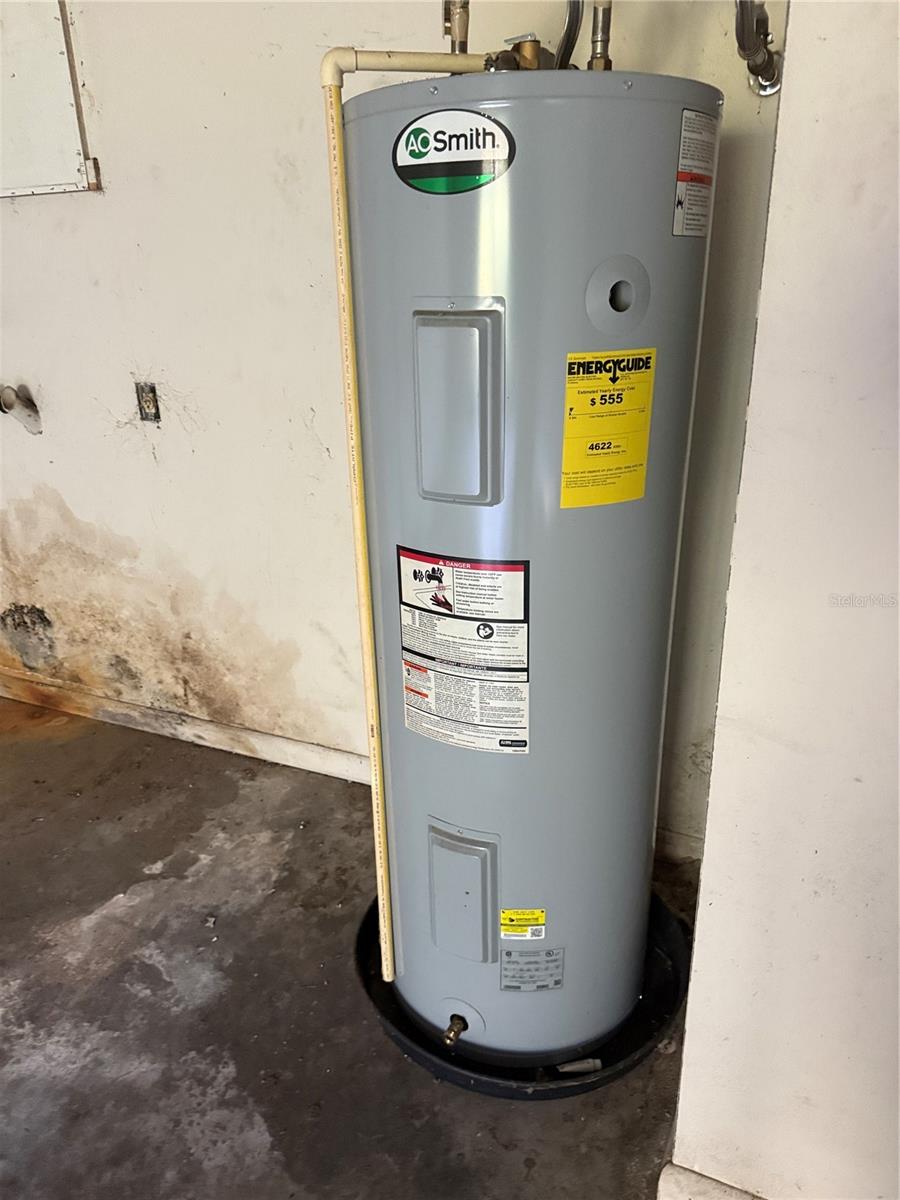 water heater in bonus room