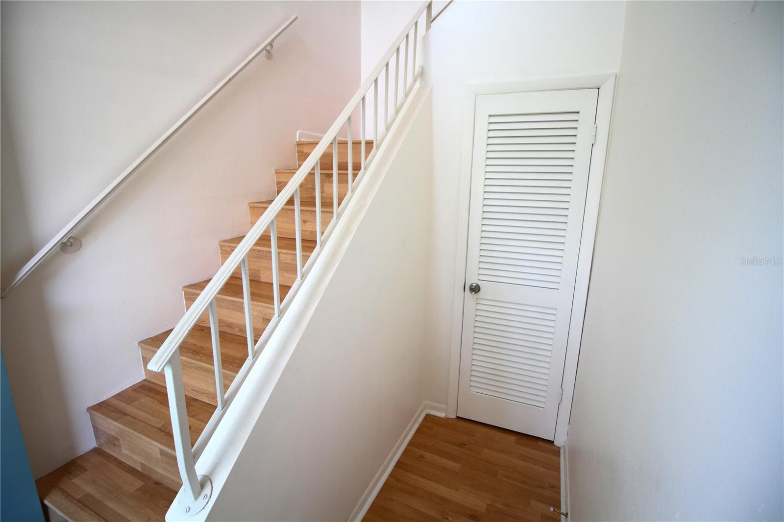 Huge Storage Closet under Stairs