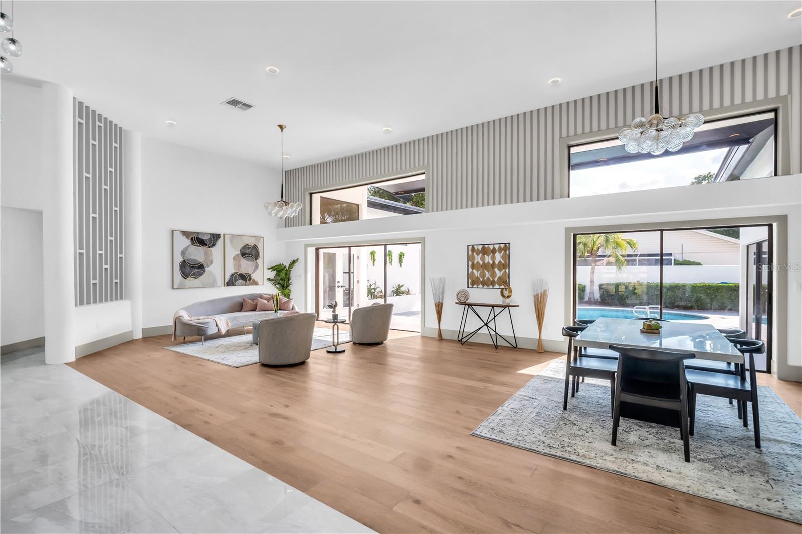 Great Room and Dining Room