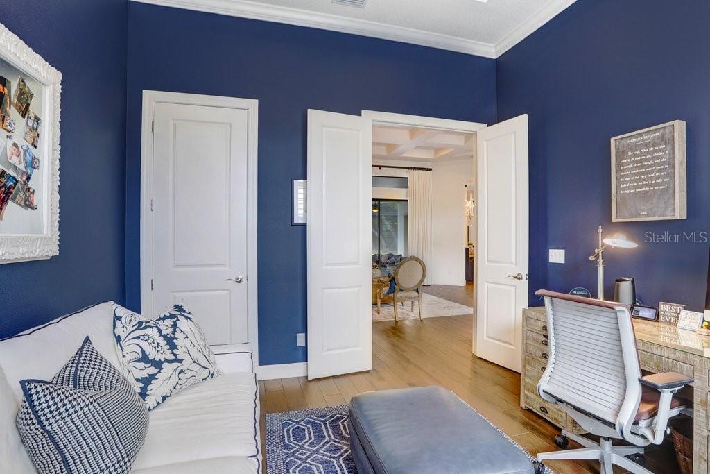 Office off of entryway and formal living room.