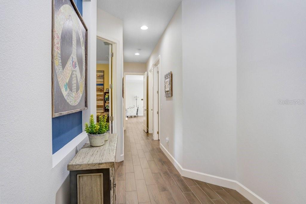 Corridor to secondary Bedrooms and bonus room.