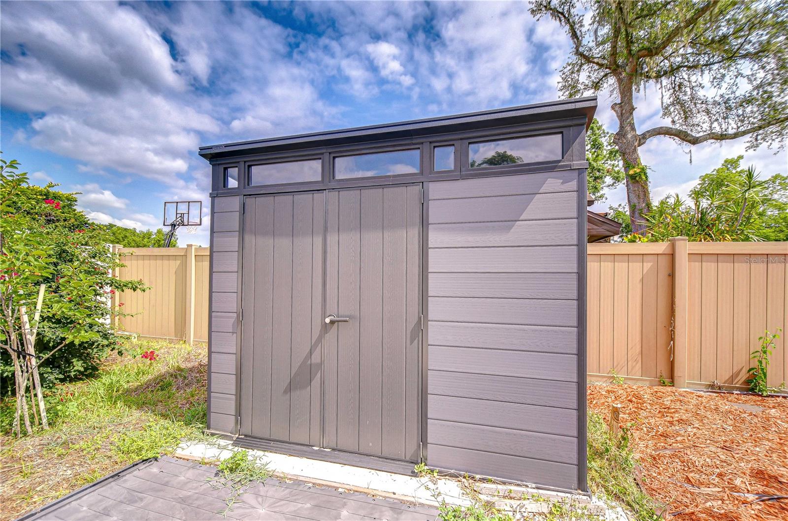 A 2nd storage shed was added!
