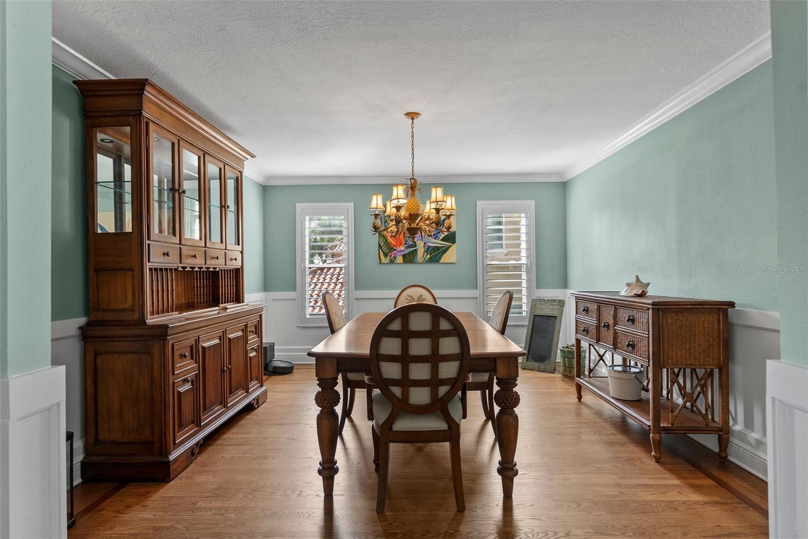 Formal dining room.
