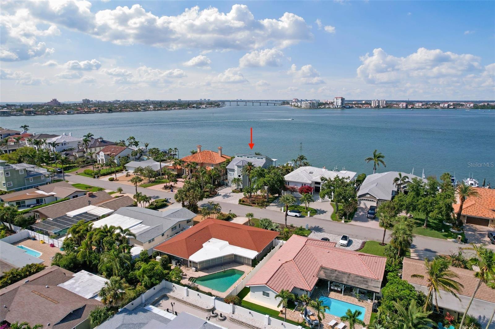 Perfect waterfront situs on the north shore of the island paradise that is Tierra Verde.
