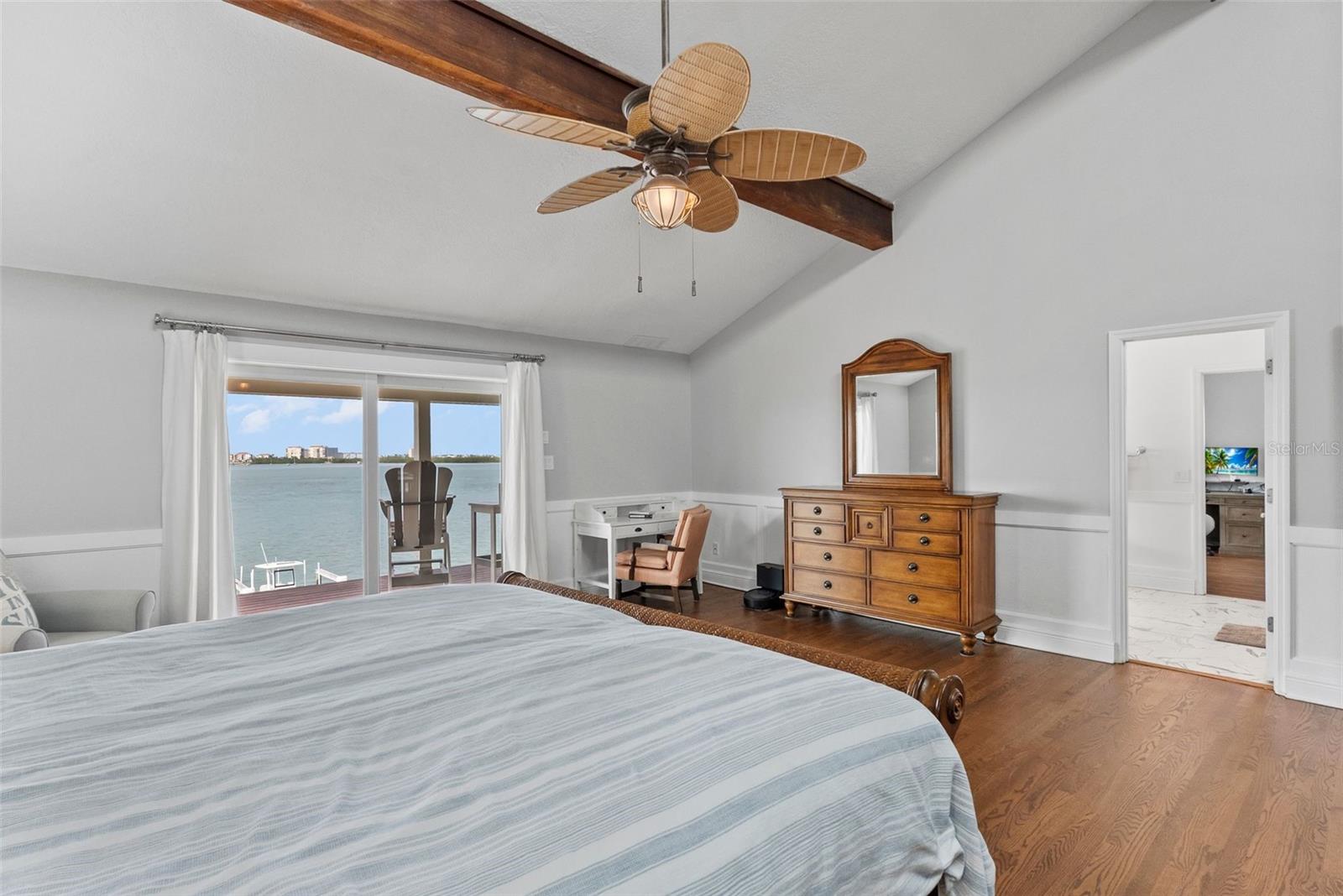 Wake to gorgeous water views.