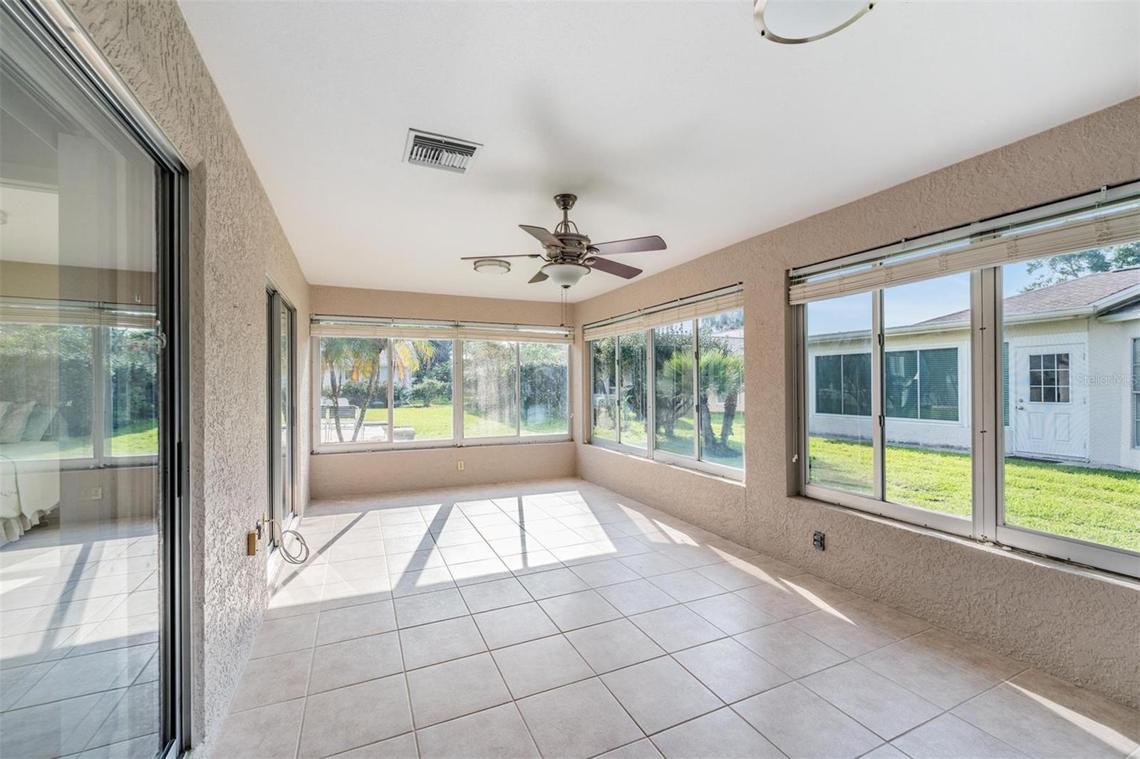 Air conditioned Florida Room.