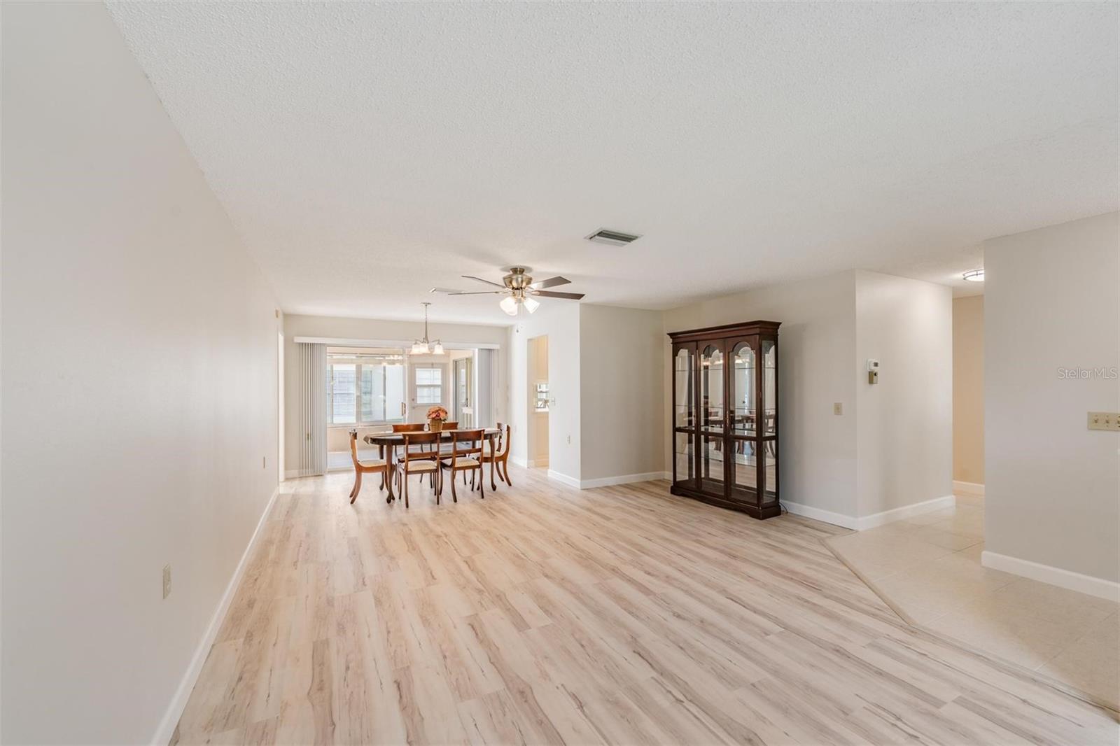 Living/Dining area from the front door.