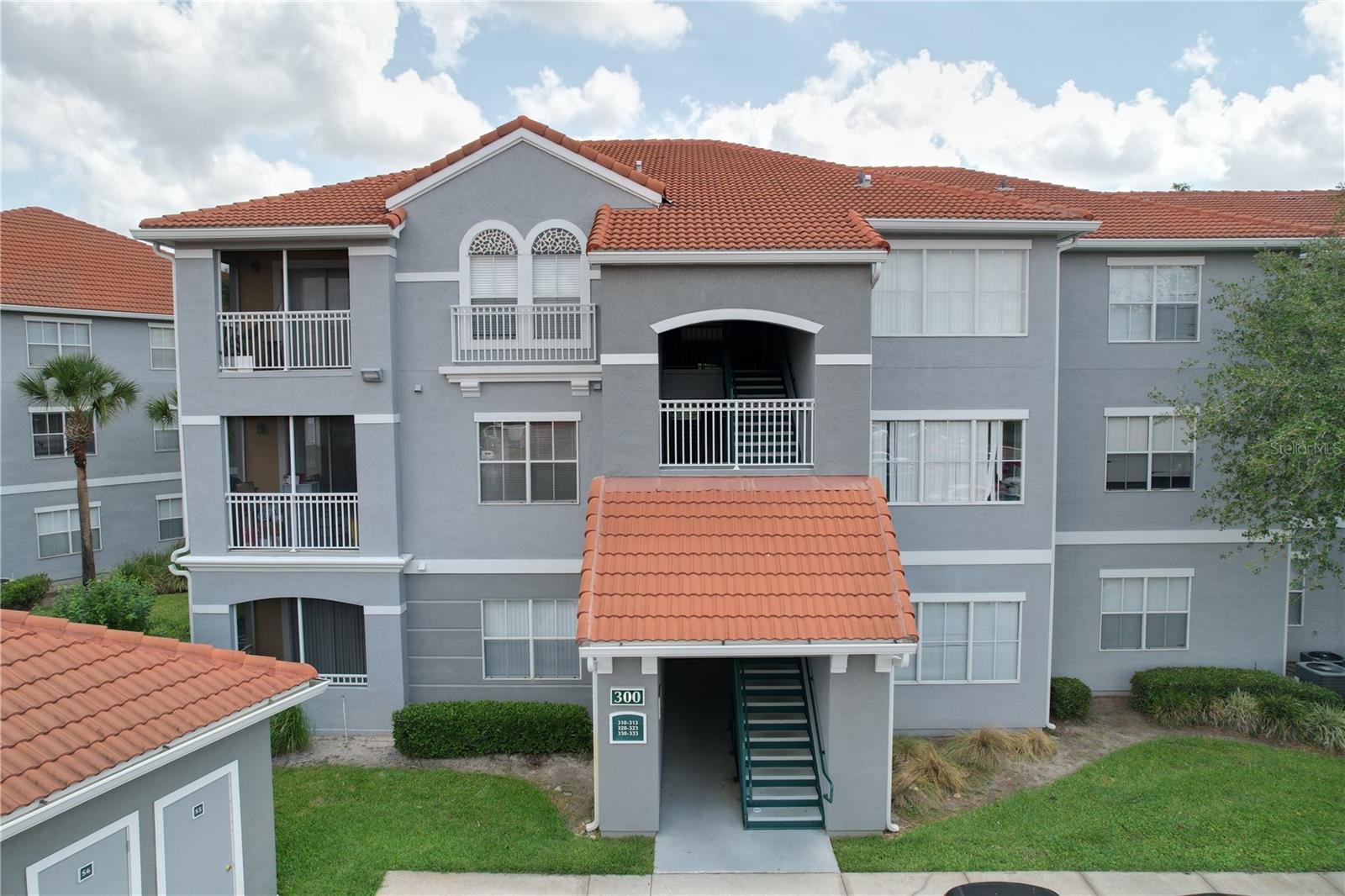 Front of building