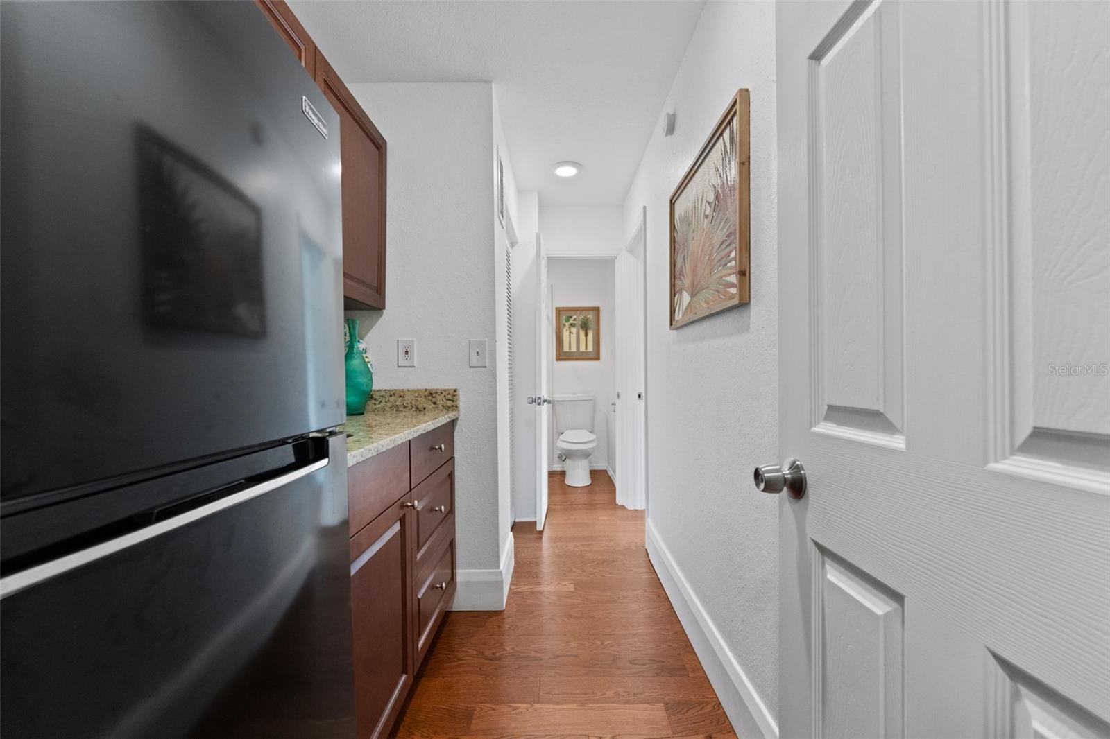 Exterior Entry and Kitchen for In-Law Suite
