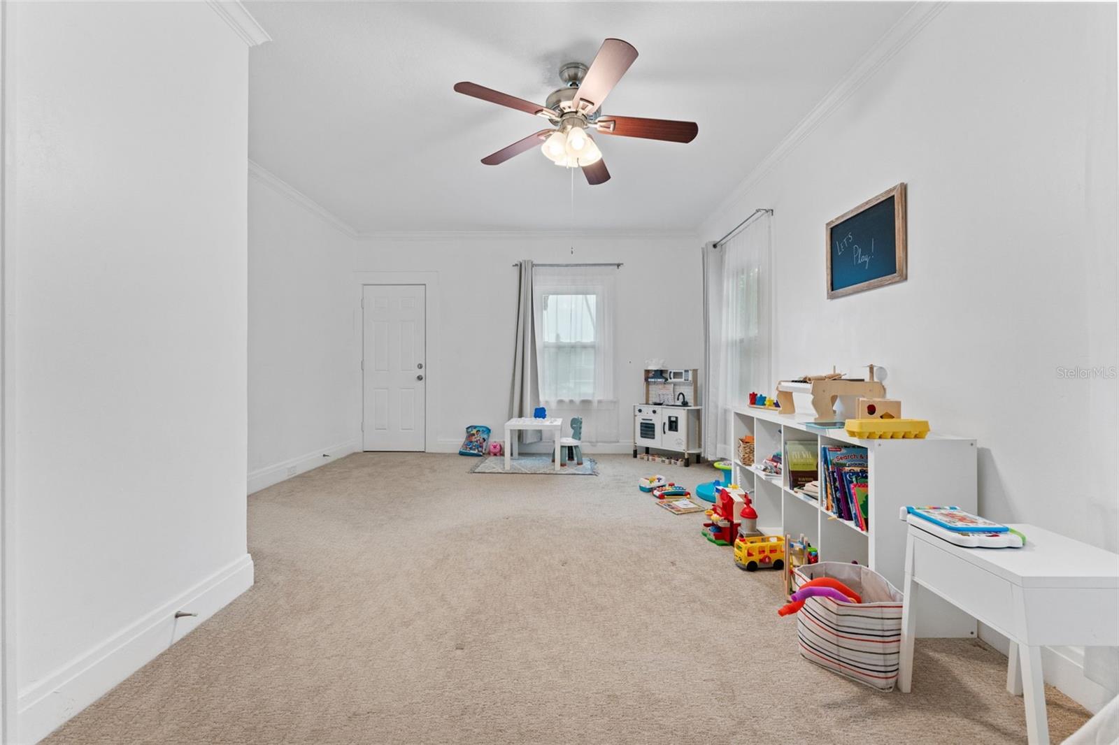 Second Large Bedroom with en-suite Bathroom, currently used as a Playroom