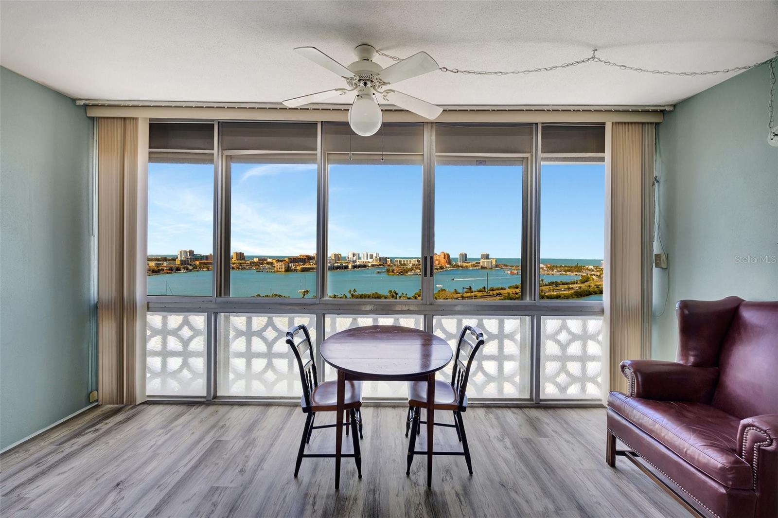 Sit in the Sunroom and enjoy the view