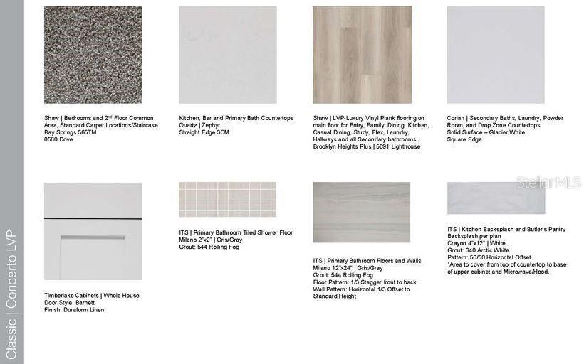 Design selections ~ Home is under construction, selections are subject to change
